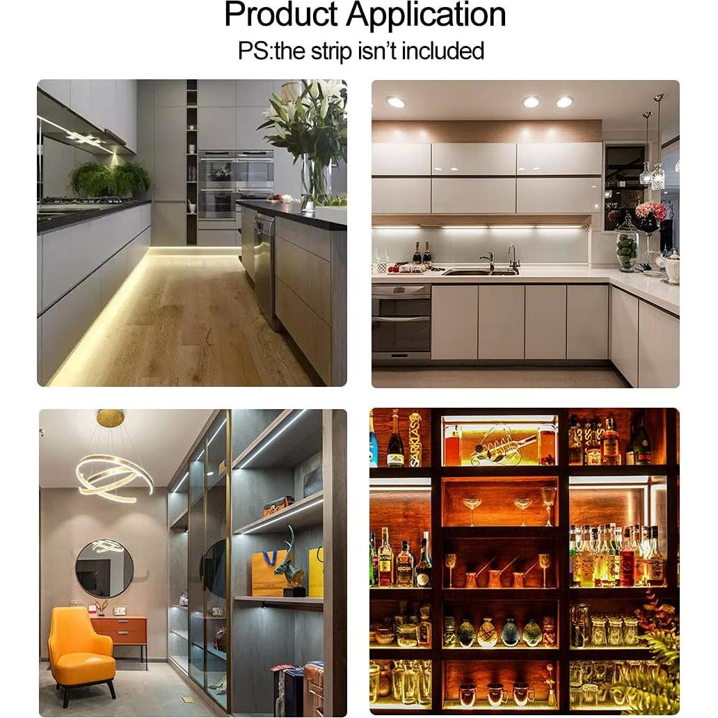 Conector de Esquina LED HAMRVL 45x45mm para Canal de Aluminio