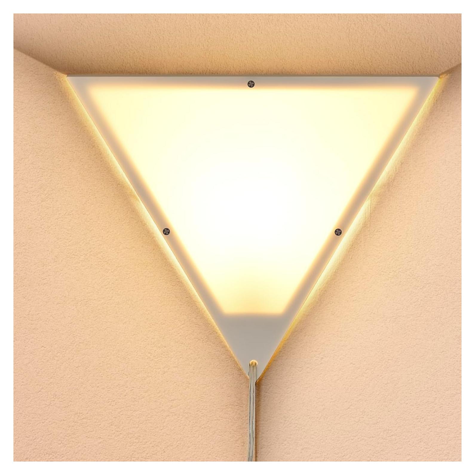 Lámpara de Esquina Goyeel Blanca E26 Regulable 30.5x25.4cm