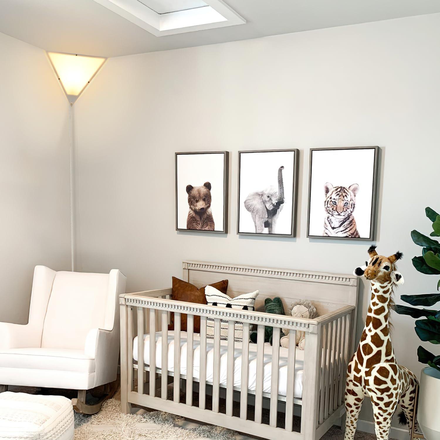 Lámpara de Esquina Goyeel Blanca E26 Regulable 30.5x25.4cm