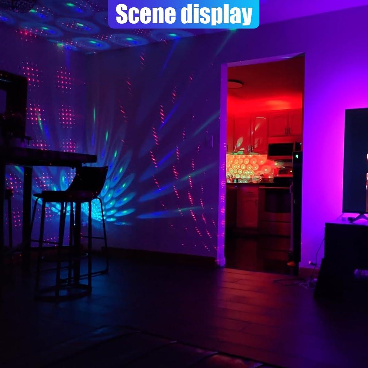 Proyector de Estrellas UHANBUT Luz Nocturna Multicolor USB