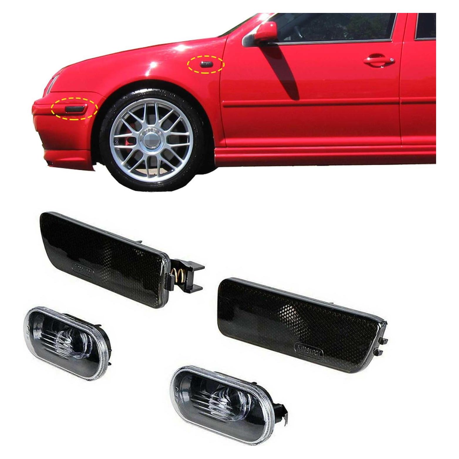 Luces de Marcador Lateral VW Jetta Golf 1999-2005 YUNHECAM