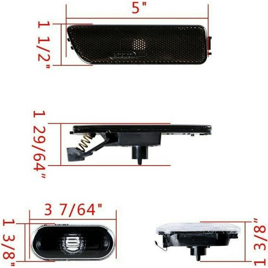 Luces de Marcador Lateral VW Jetta Golf 1999-2005 YUNHECAM