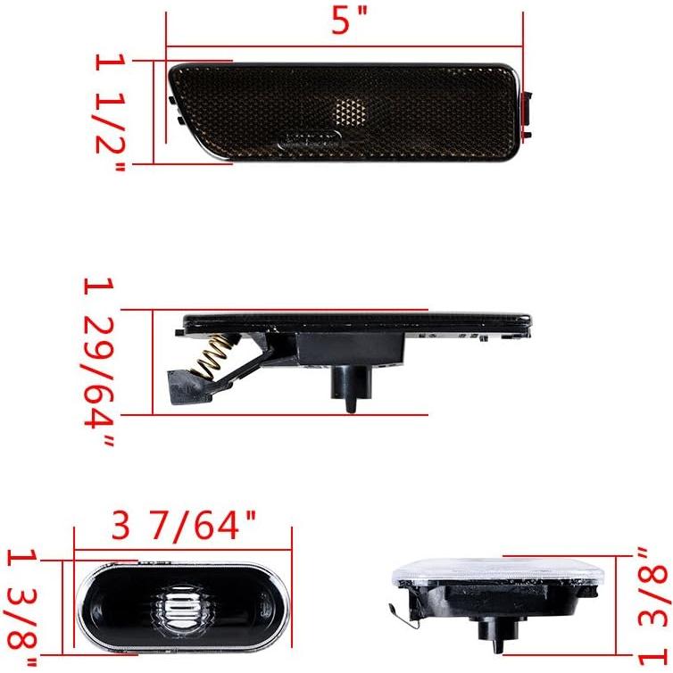 Luces de Marcador Lateral Fender y Parachoques VW Jetta Golf 99-05