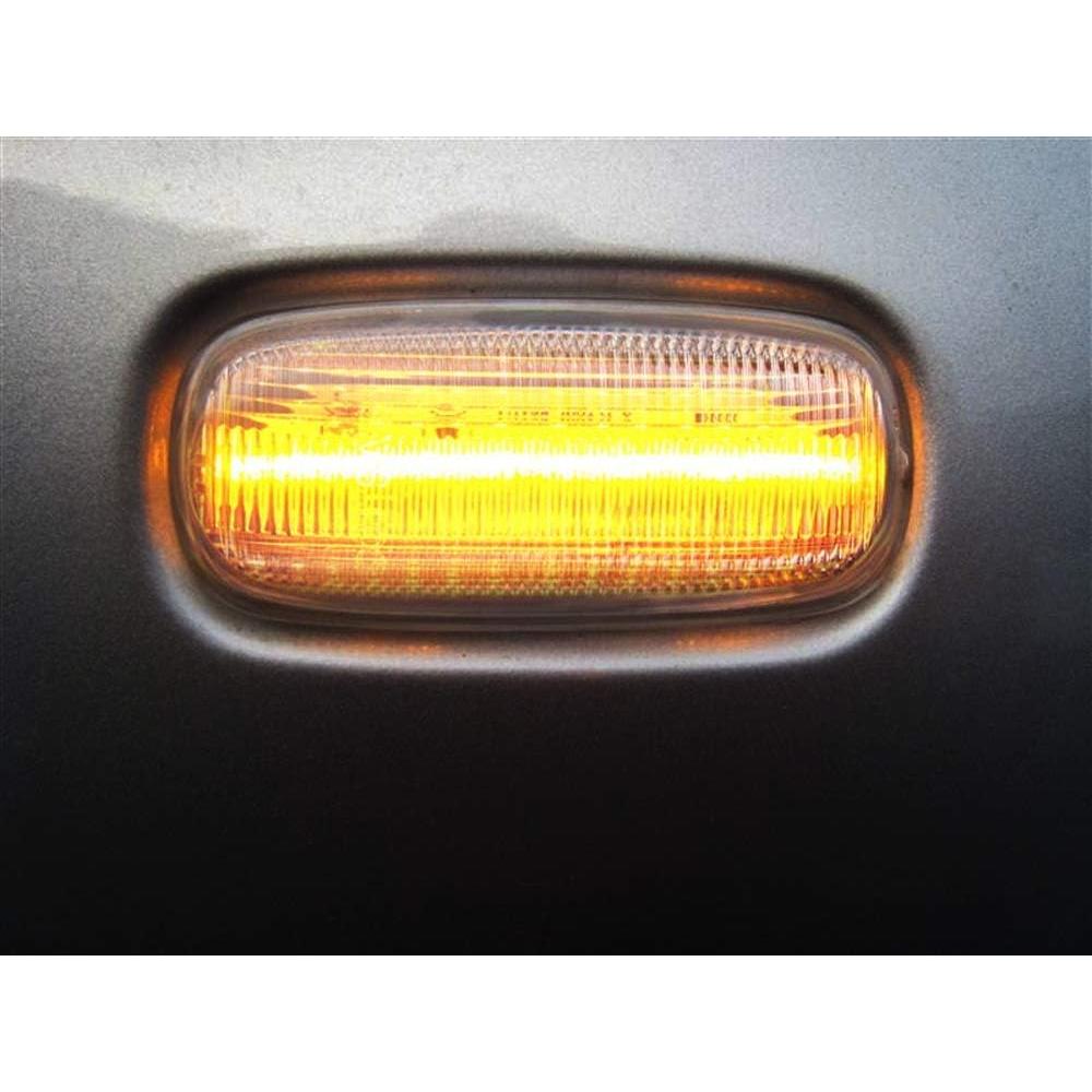 Kit de Luz de Señal de Giro LED iJDMTOY Lente Clara para Audi