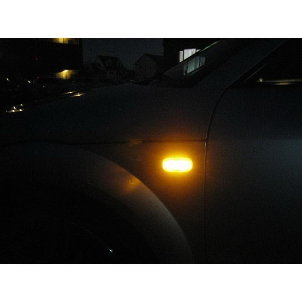 Kit de Luz de Señal de Giro LED iJDMTOY Lente Clara para Audi