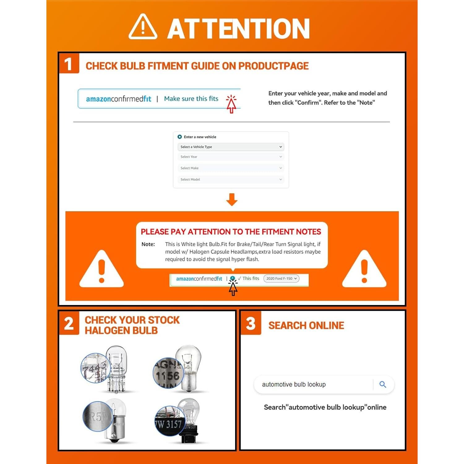Bombilla LED 3157 SEALIGHT Ámbar 600% Brillo 50000 Horas