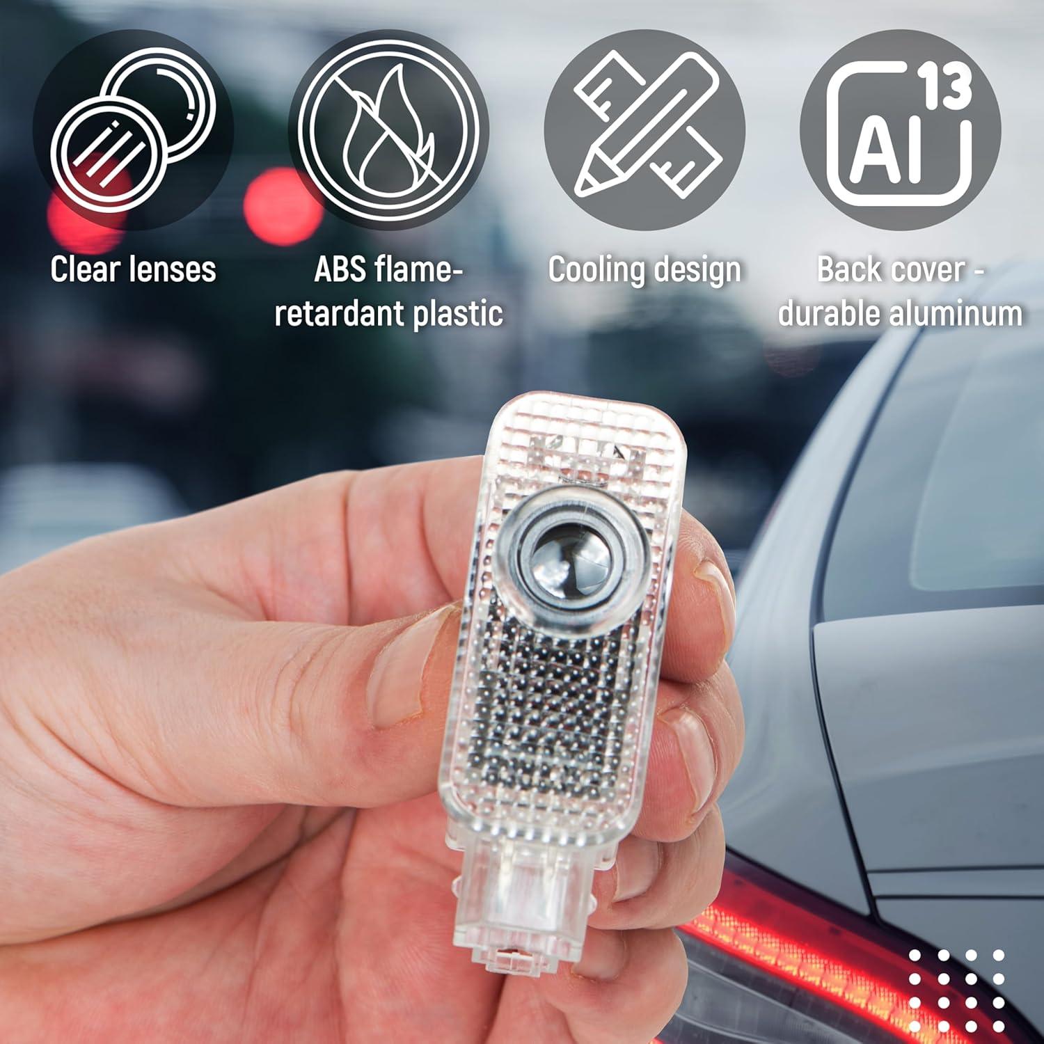 Luces de puerta LED Granatan para Audi A1 A3 A4 A5 A6 Q3 Q5 Q7