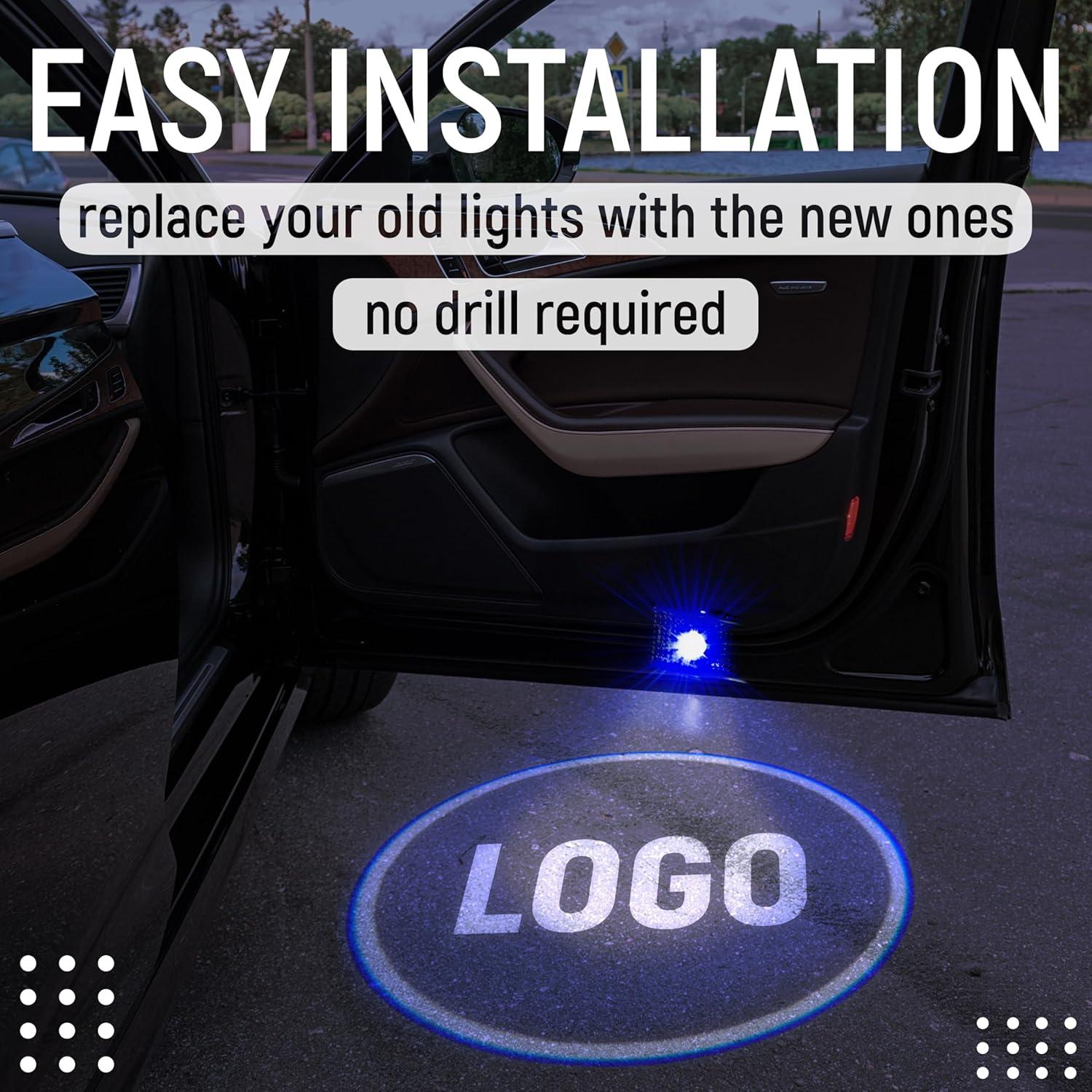 Luces de puerta LED Granatan para Audi A1 A3 A4 A5 A6 Q3 Q5 Q7