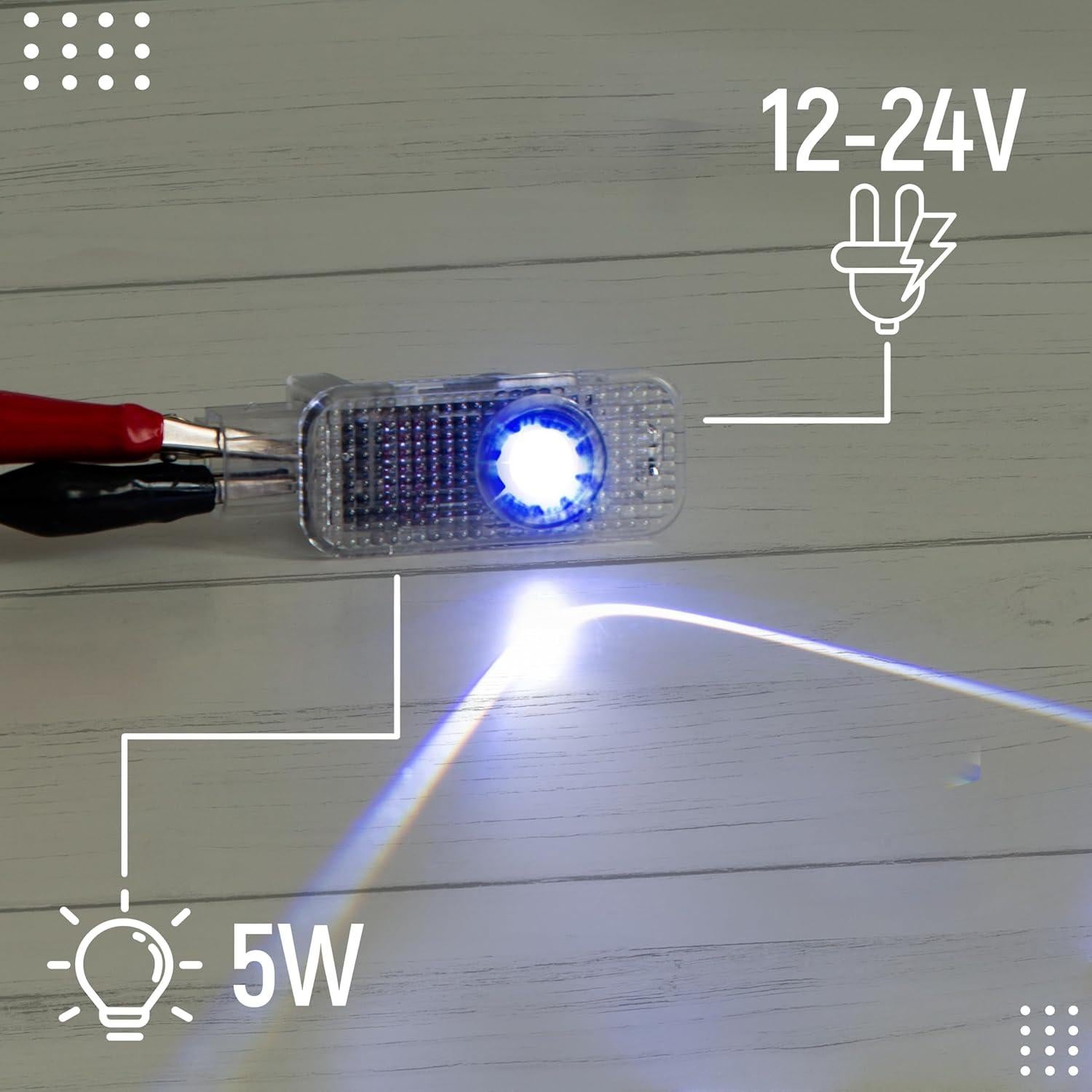 Luces de puerta LED Granatan para Audi A1 A3 A4 A5 A6 Q3 Q5 Q7