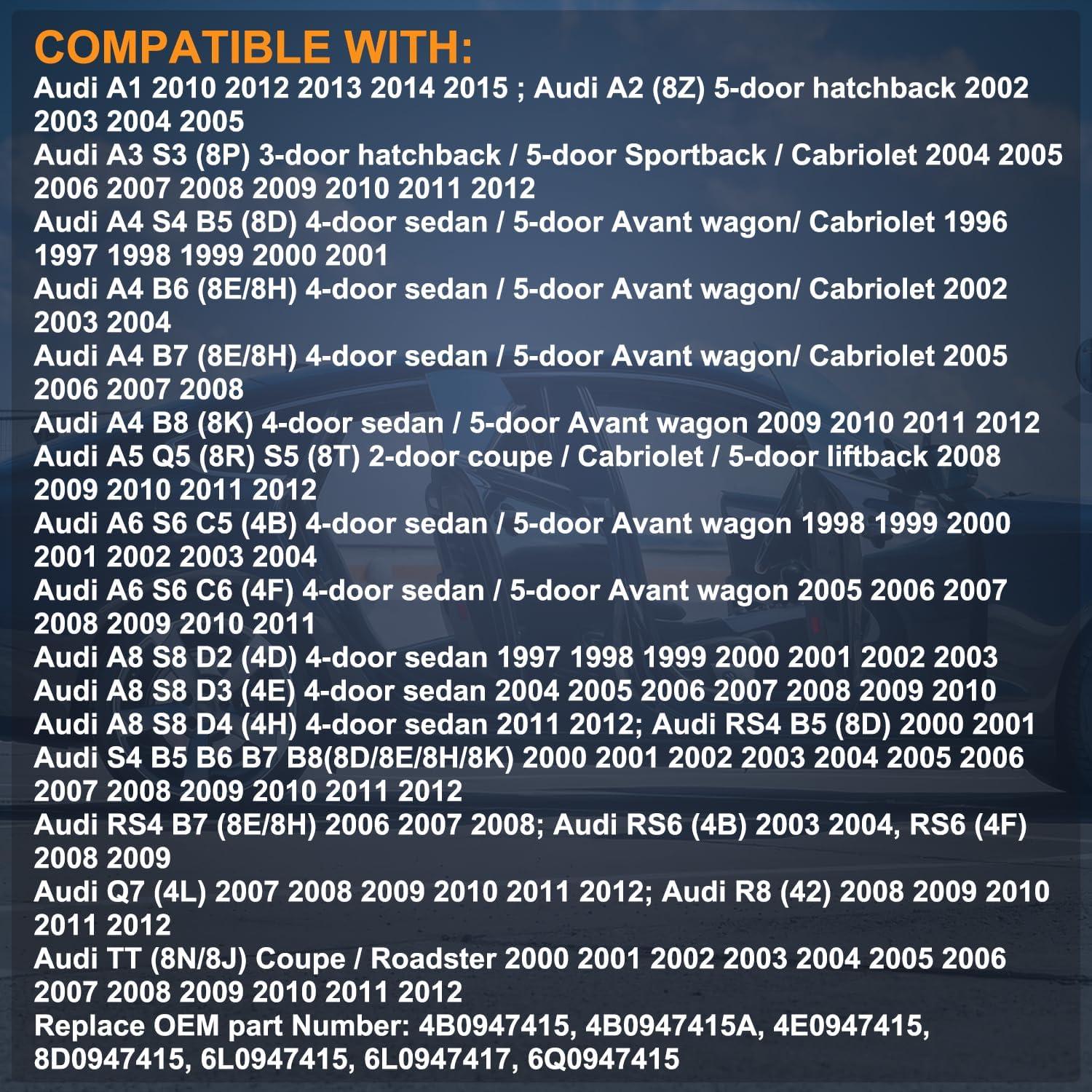 Luces de Cortesía LED Nilight DL-735W para Audi 1996-2015