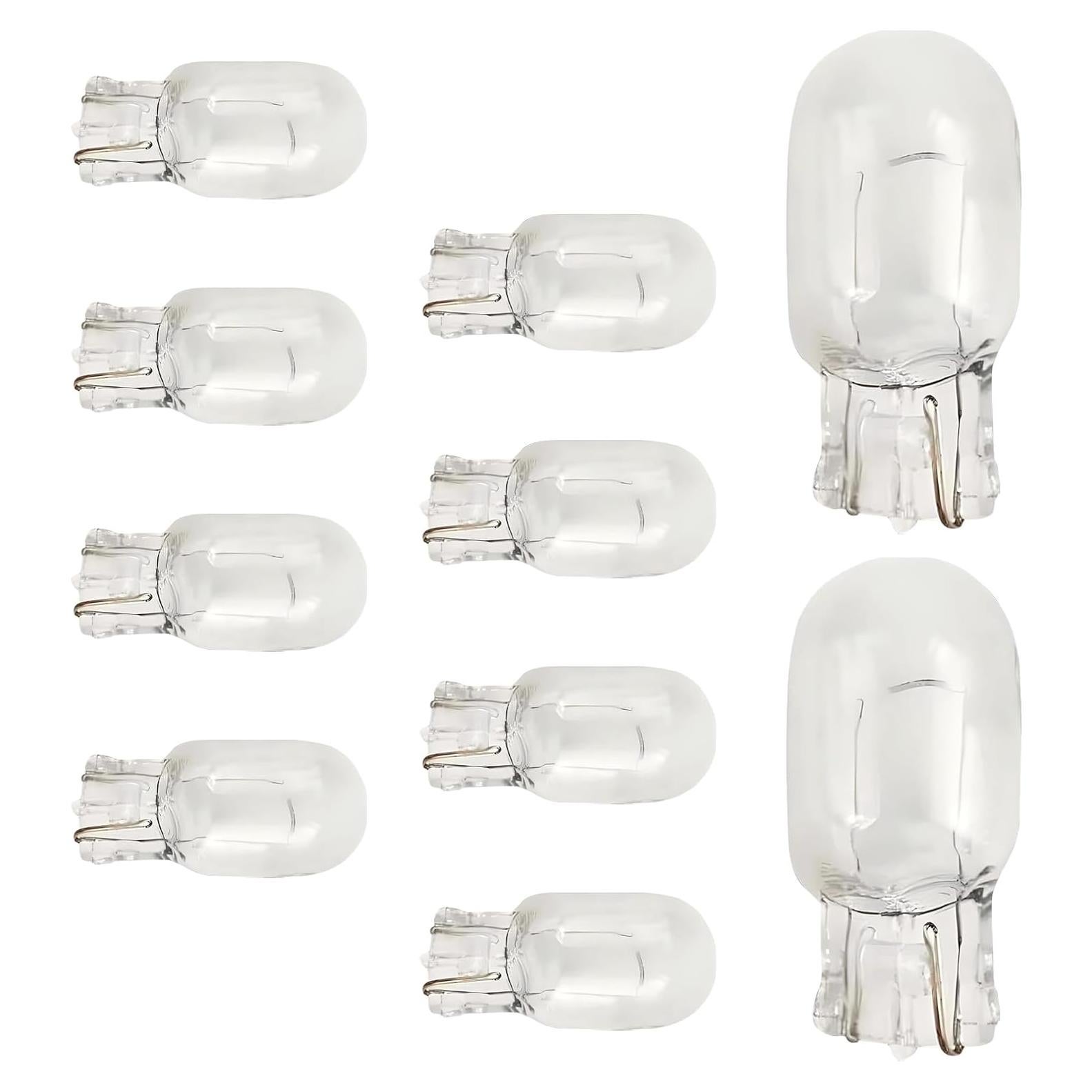 10 Bombillas de Luz de Freno T20 DACIRTY 440 LM Blanco