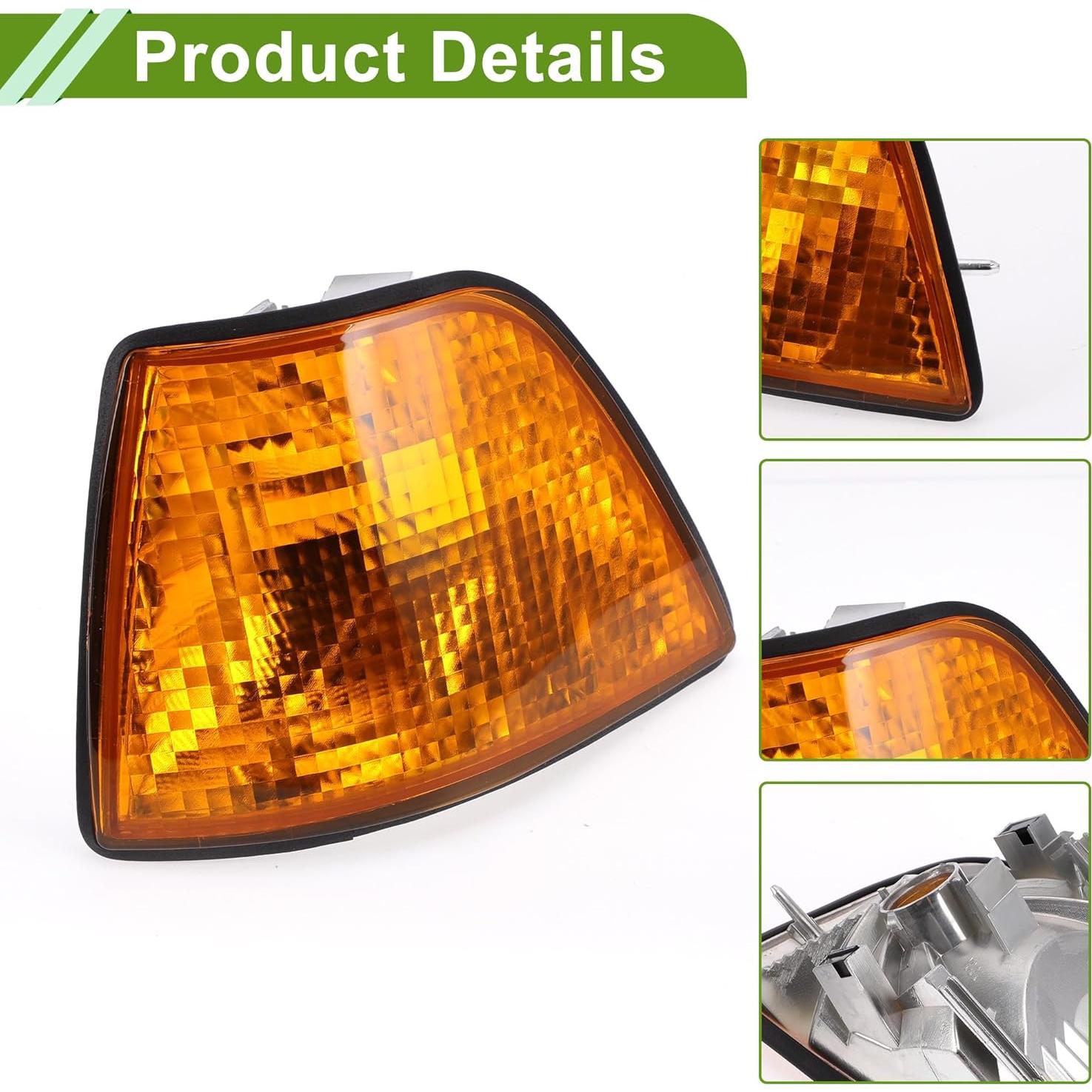 Cubierta Luz Señal Esquina HOPESPANNER BMW Serie 3 1992-1998 Amarillo