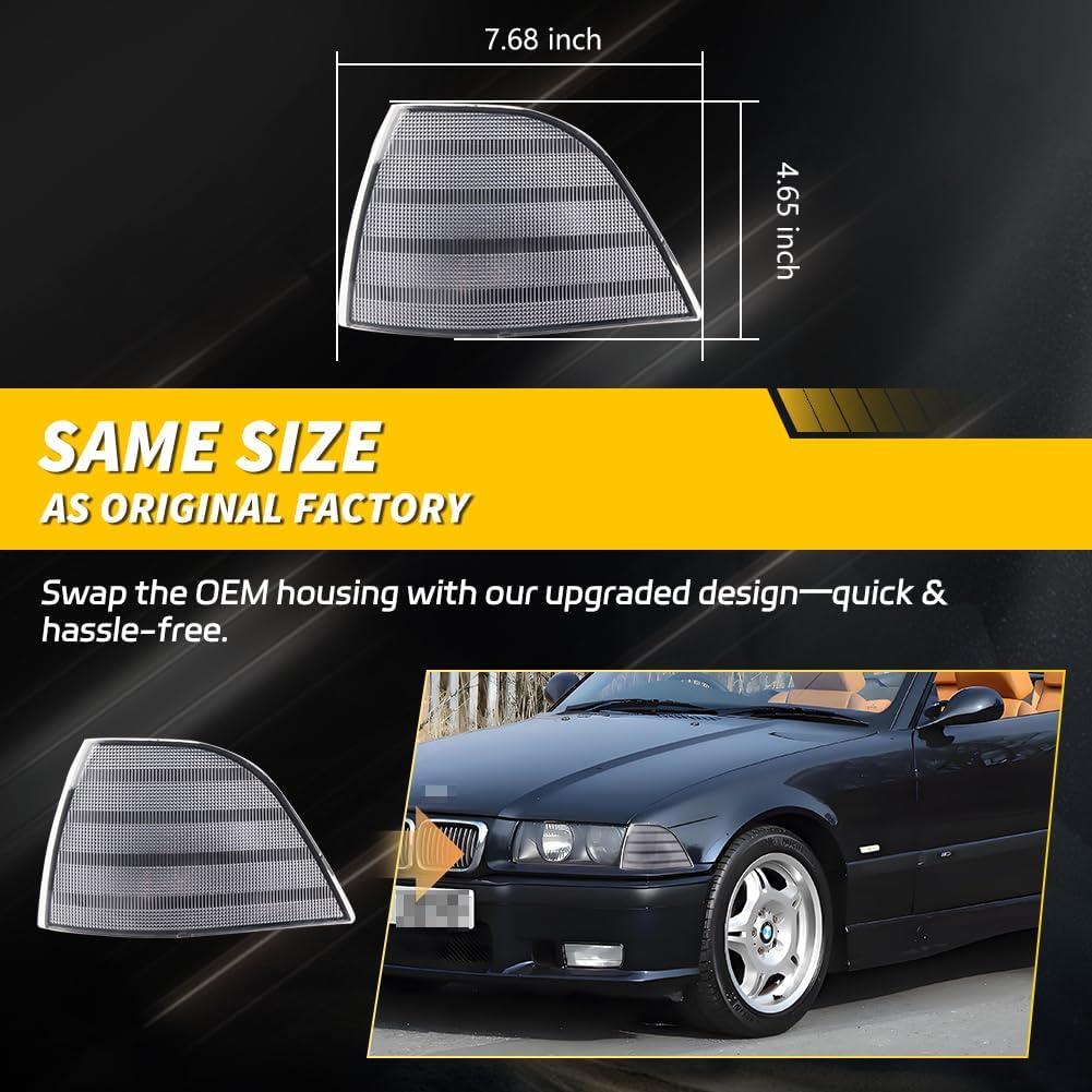 Cubiertas de Luz de Esquina VYNTRAL para B-M-W E36 1992-1999, 2 PCS