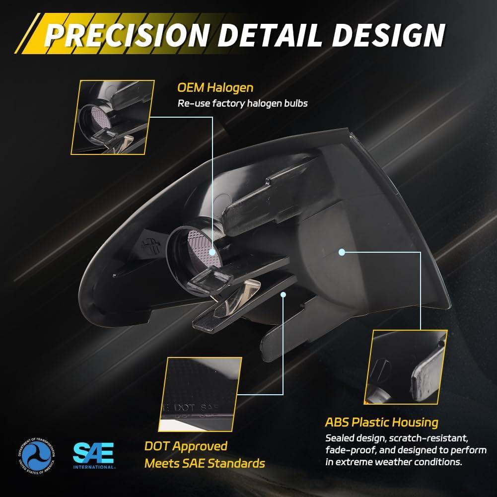 Carcasa Luz Señal Giro VYNTRAL BMW E46 1999-2001 Lente Ahumada
