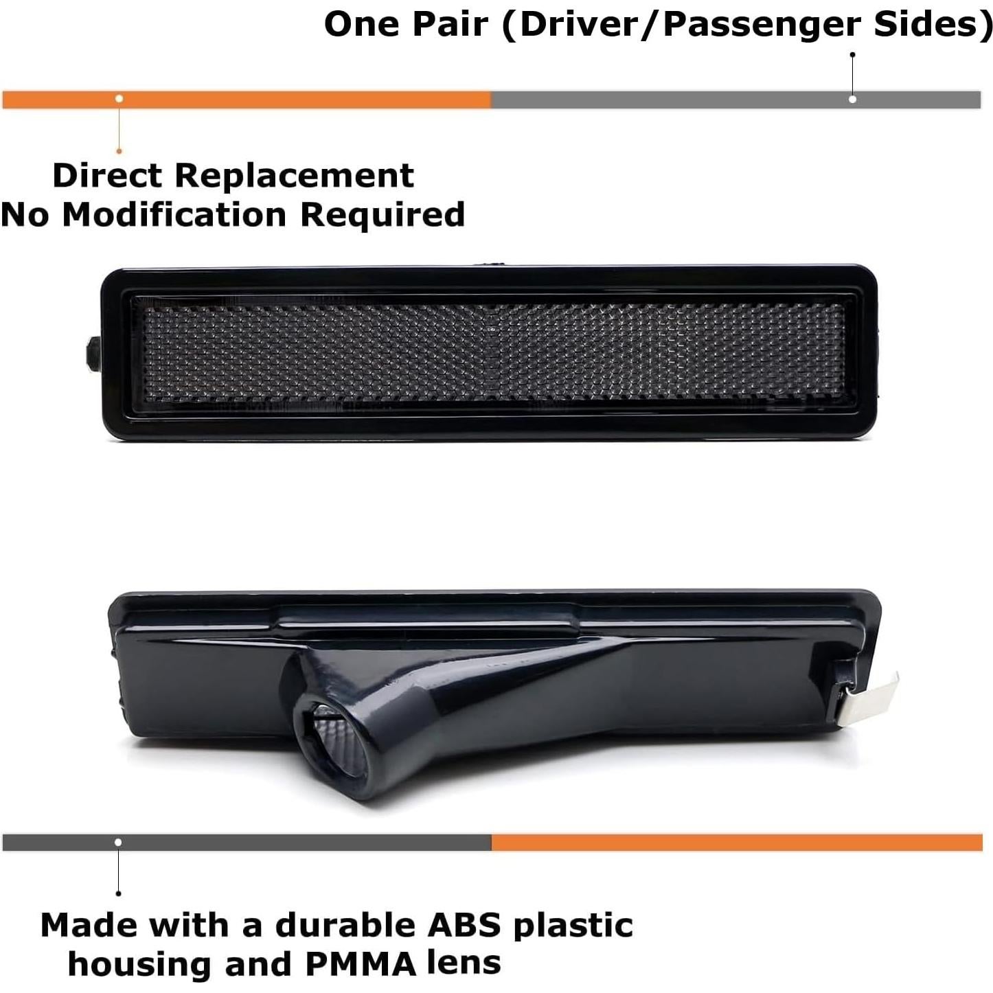 Luz de Marcador Lateral Ahumada iJDMTOY para BMW E30 E34