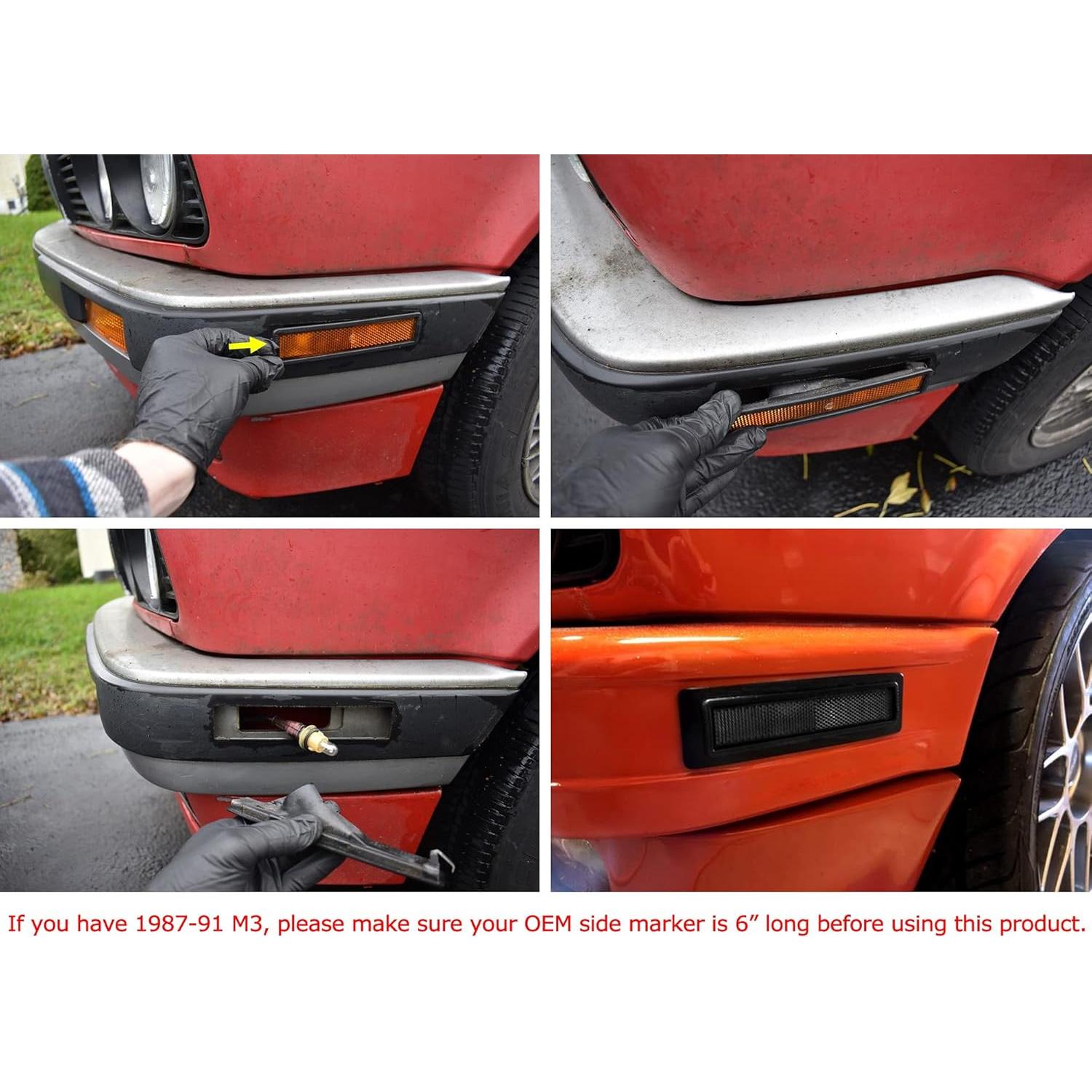 Luz de Marcador Lateral Ahumada iJDMTOY para BMW E30 E34