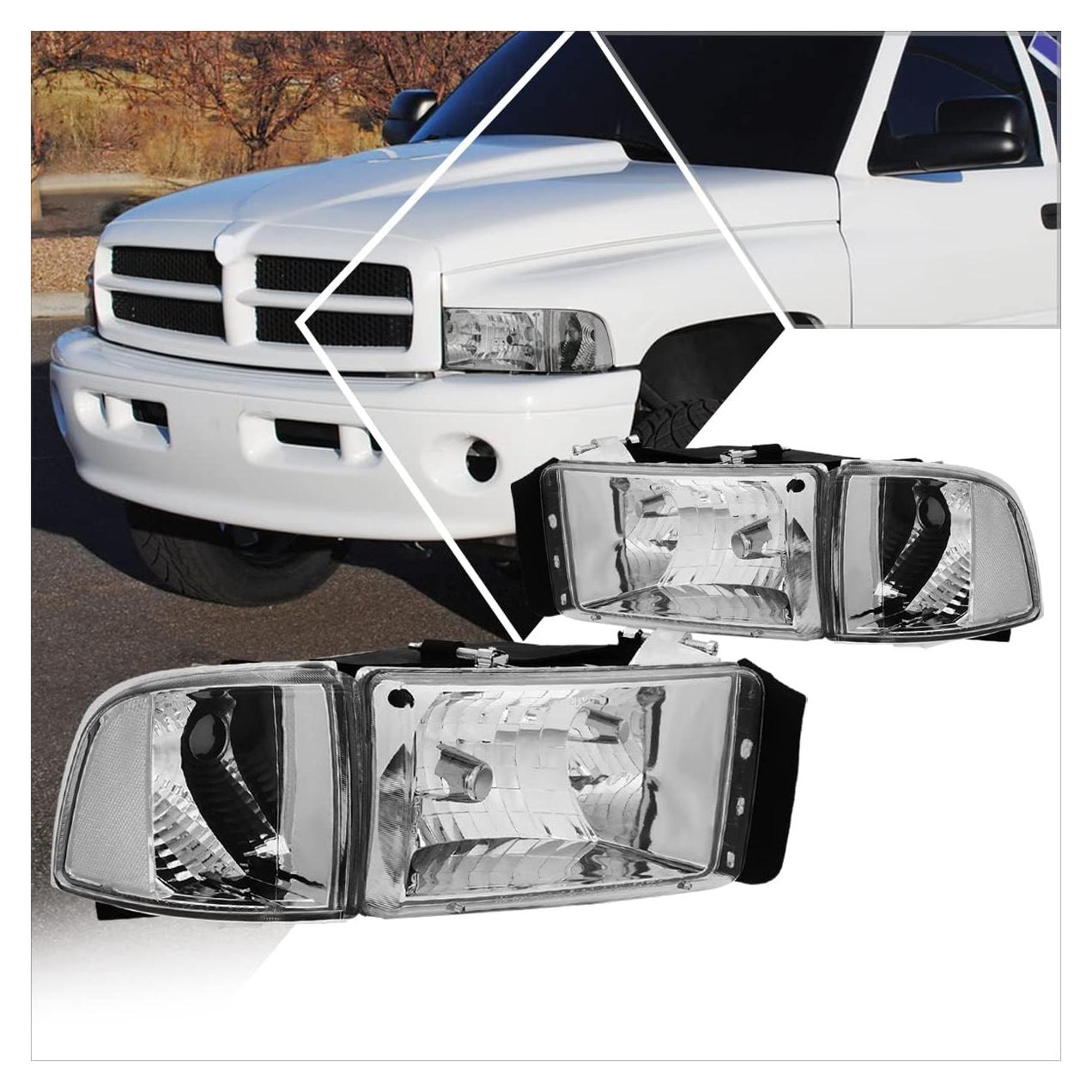 Conjunto de Faros y Lámparas de Esquina PM PERFORMOTOR 1994-2002 Dodge Ram