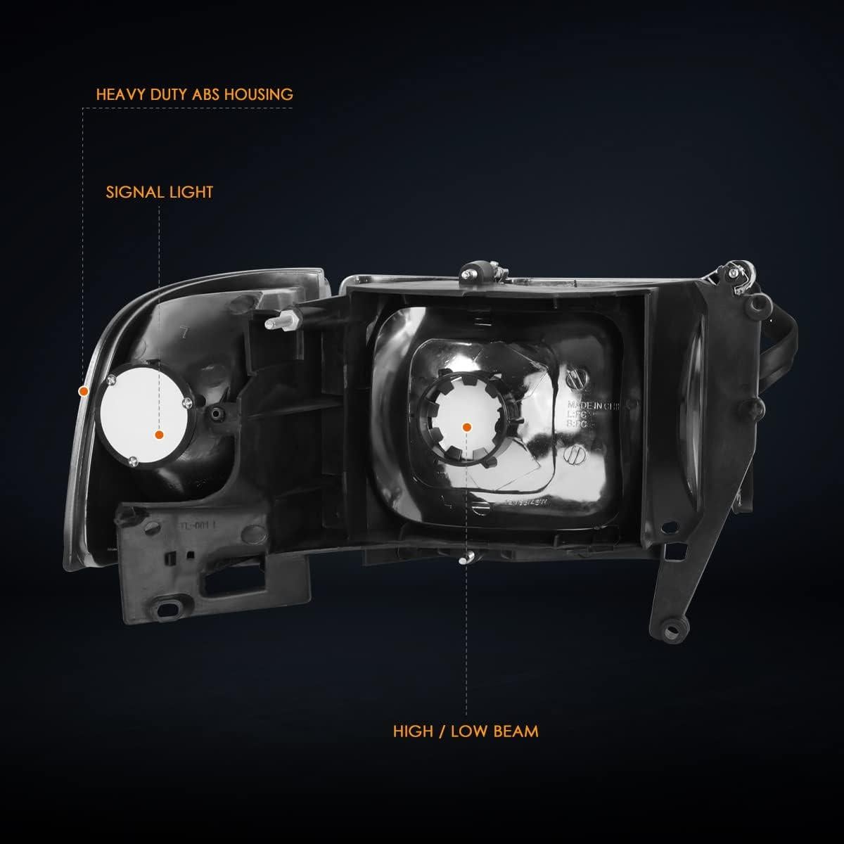Conjunto de Faros y Lámparas de Esquina PM PERFORMOTOR 1994-2002 Dodge Ram
