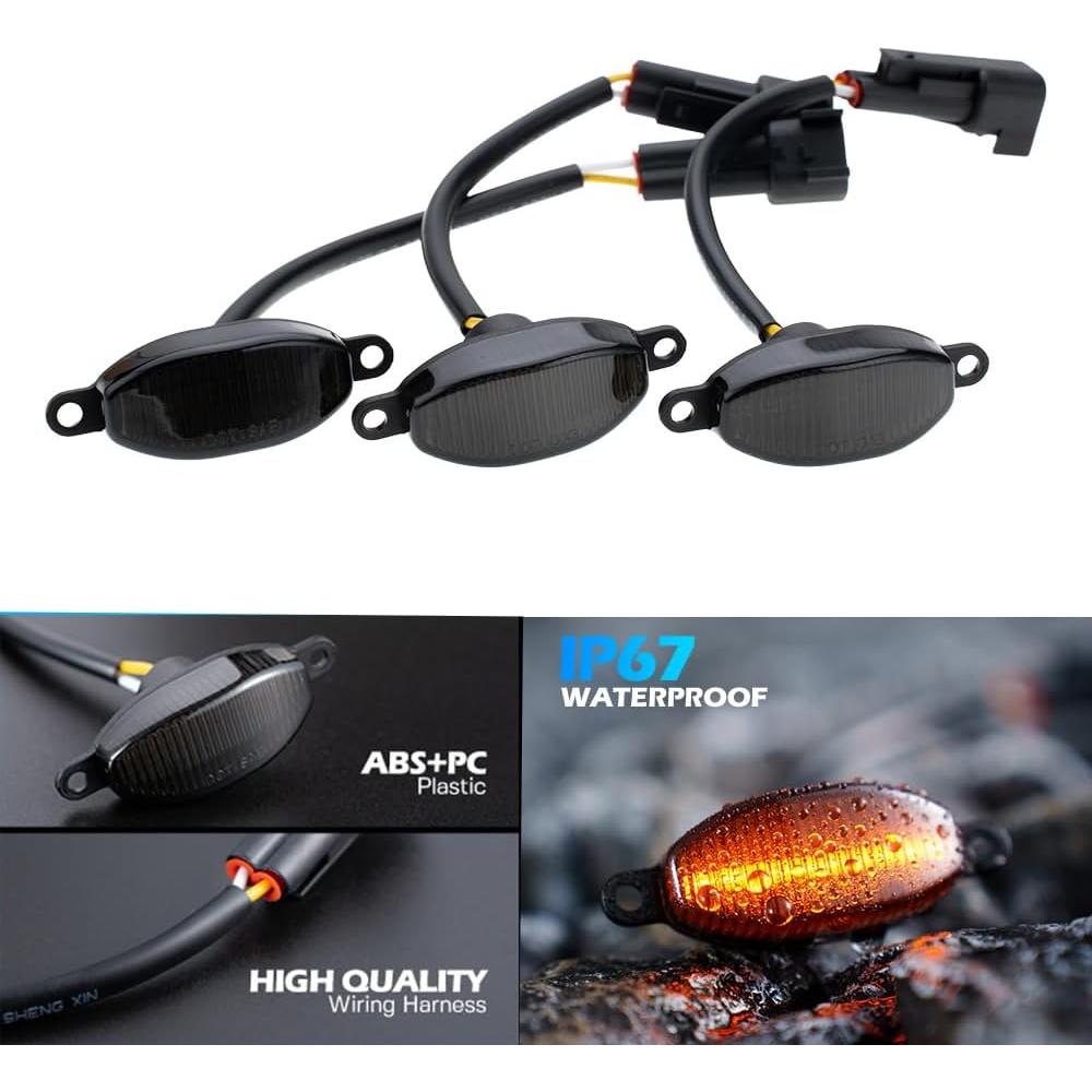 Luces LED NJSBYL Ámbar para Ford F150 Raptor 2010-2019