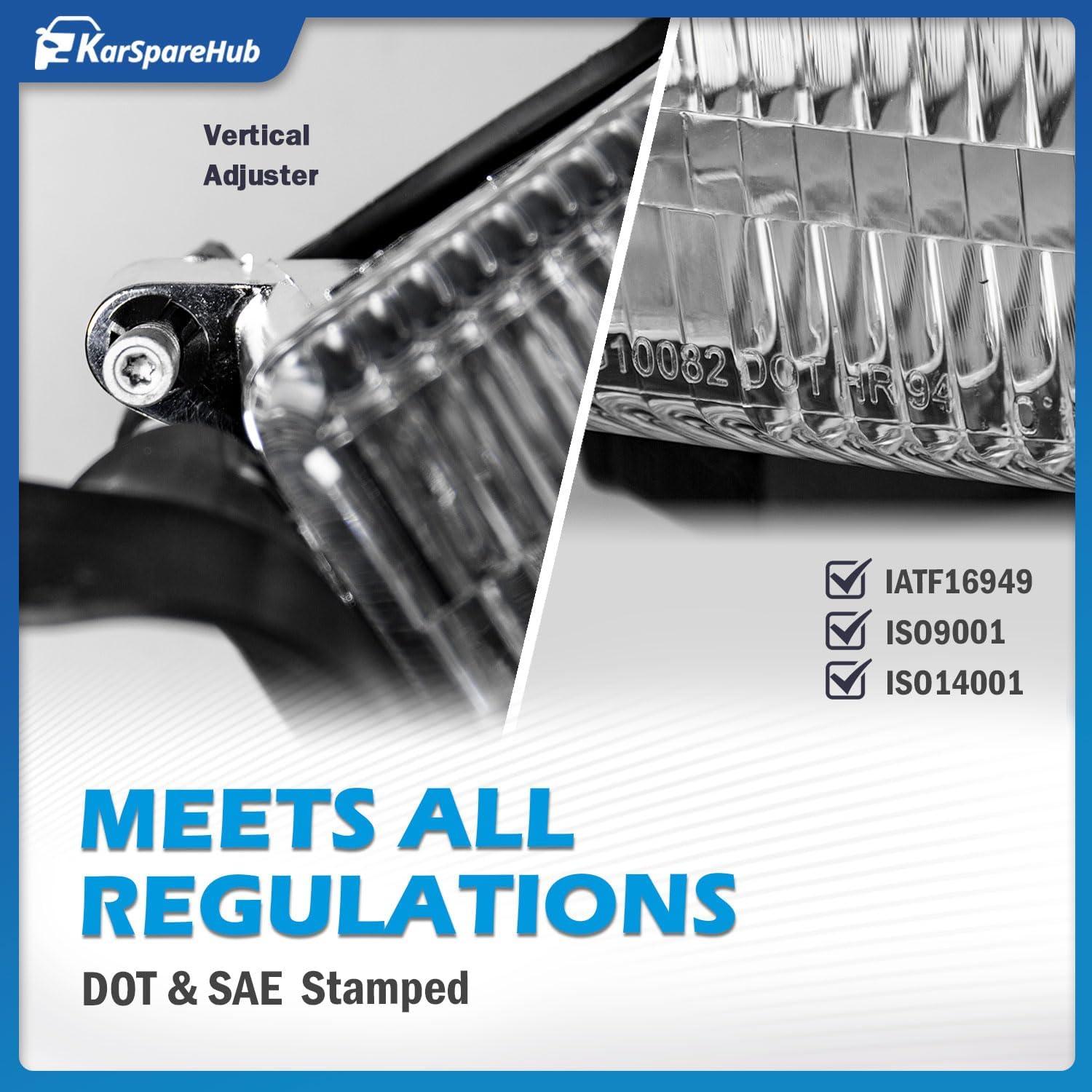 Faros para Dodge Ram 1500 2500 3500 1994-2001 KarSpareHub