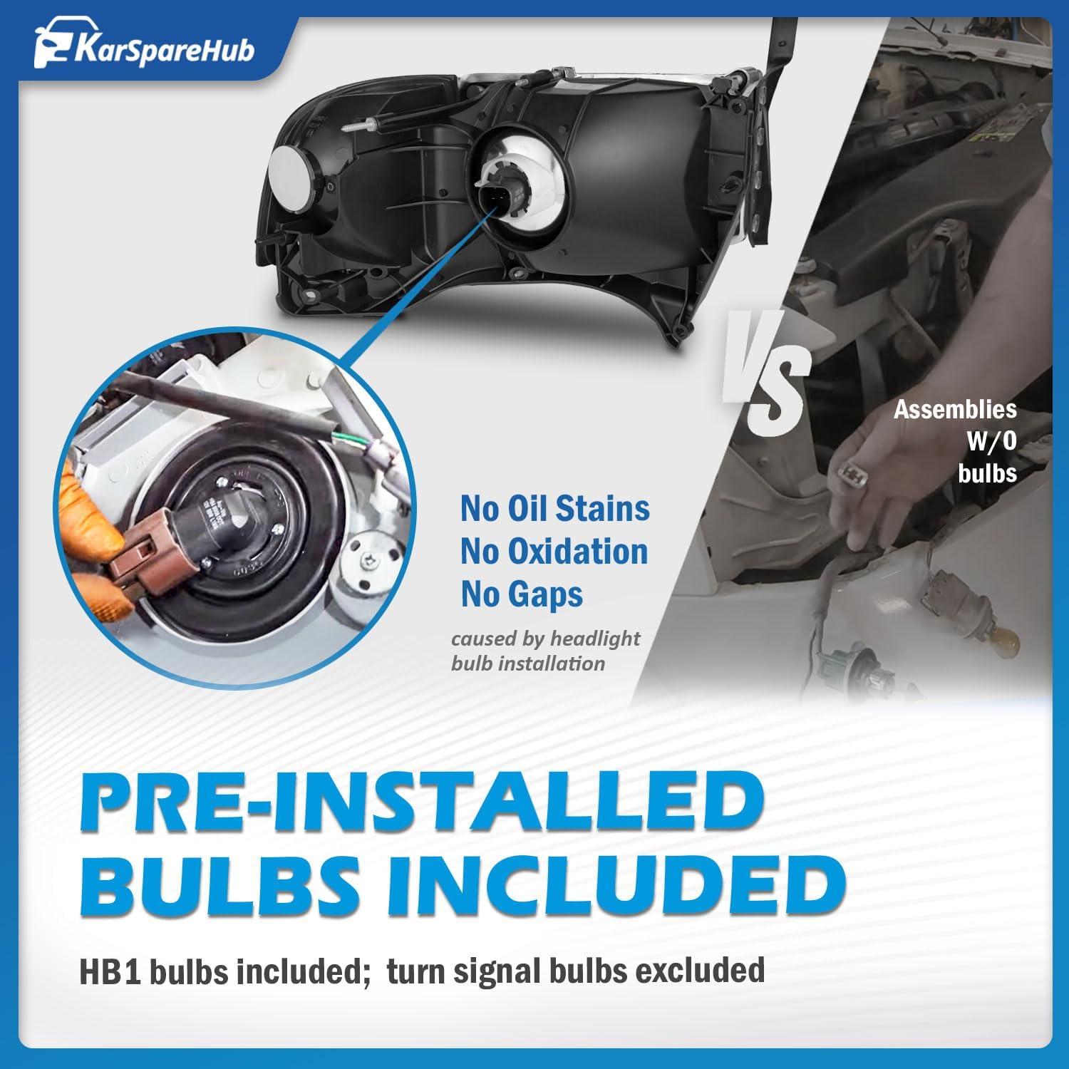 Faros para Dodge Ram 1500 2500 3500 1994-2001 KarSpareHub