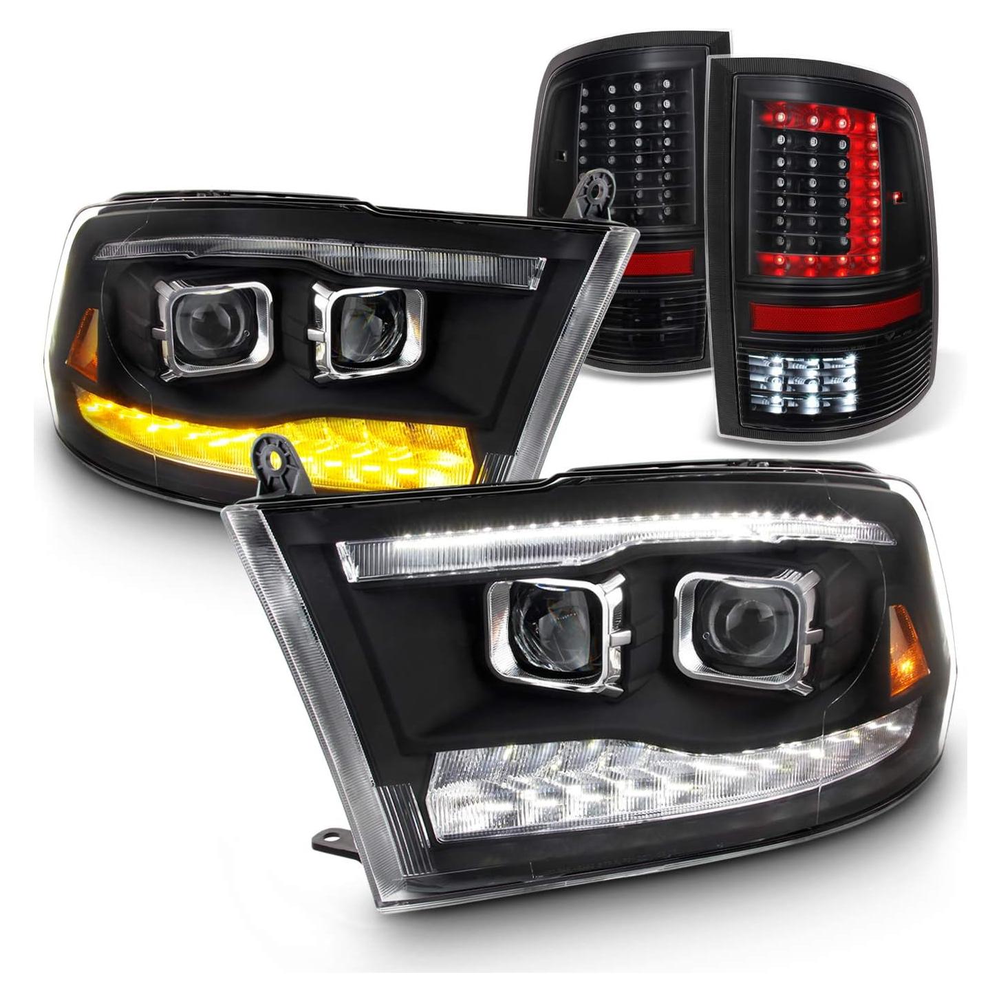 Faros LED AKKON para Dodge Ram 1500 2500 3500 2009-2018
