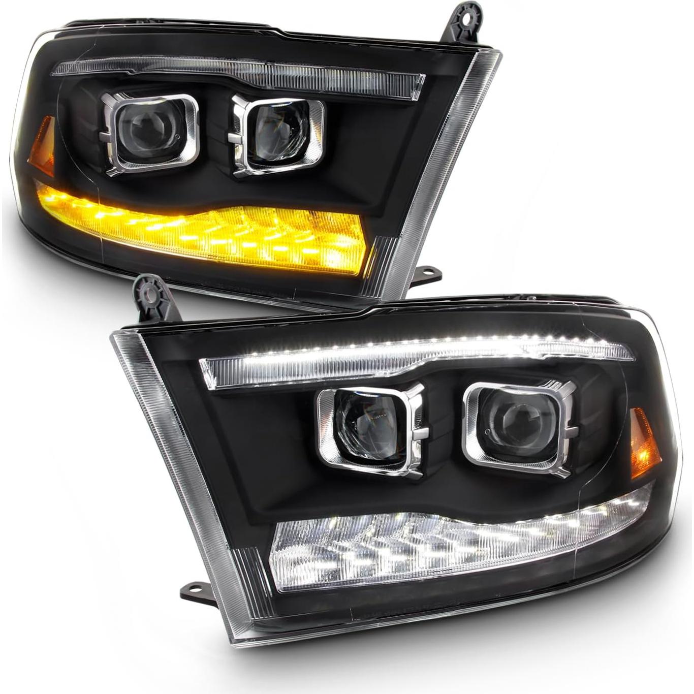 Faros LED AKKON para Dodge Ram 1500 2500 3500 2009-2018
