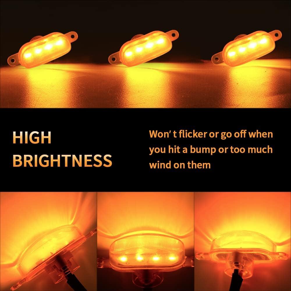 Luces de Rejilla LED AUXLIGHT Ámbar 3PCS para F150 y RAM 1500