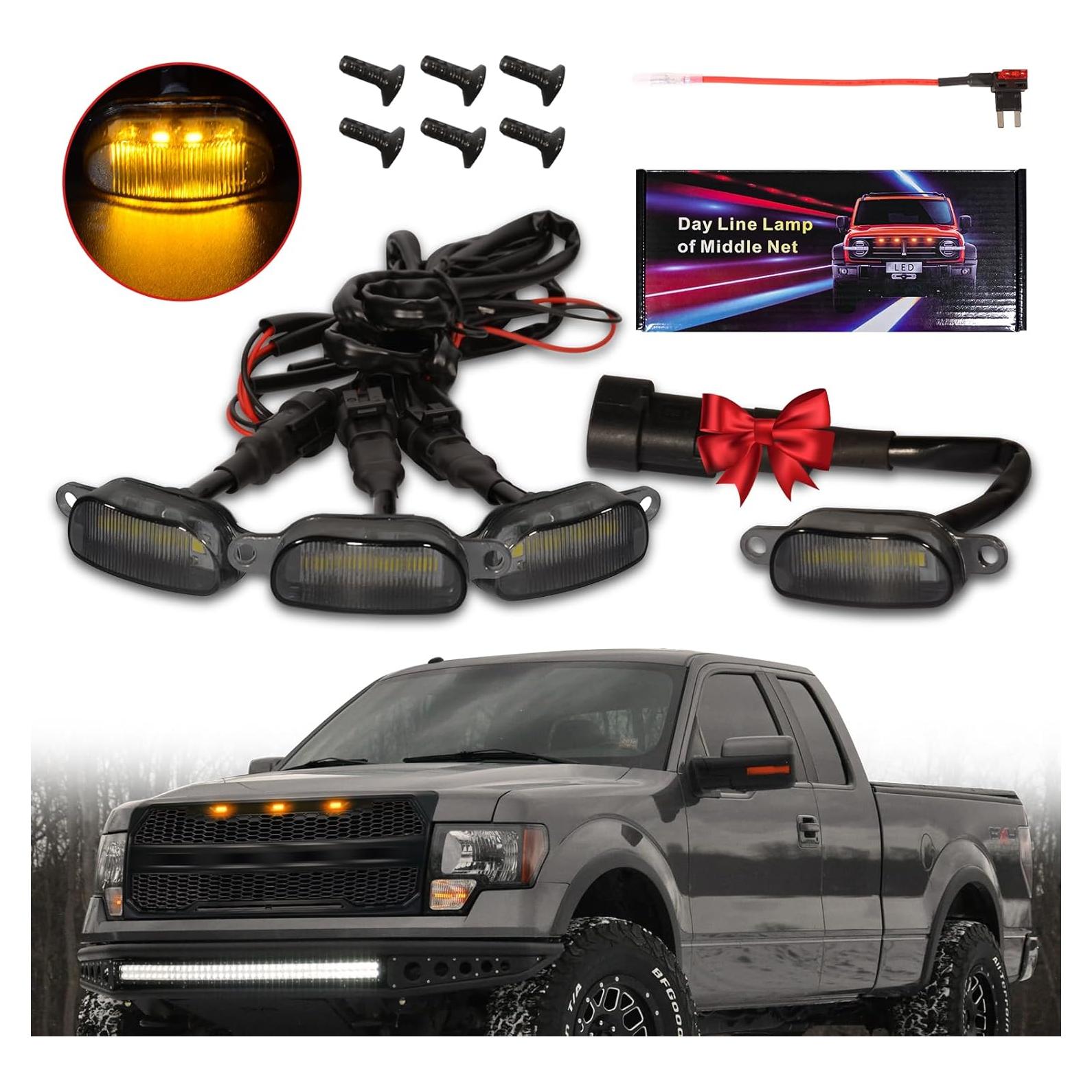Luces de Parrilla Delantera LED Zrebrio Estilo Raptor 2004-2022