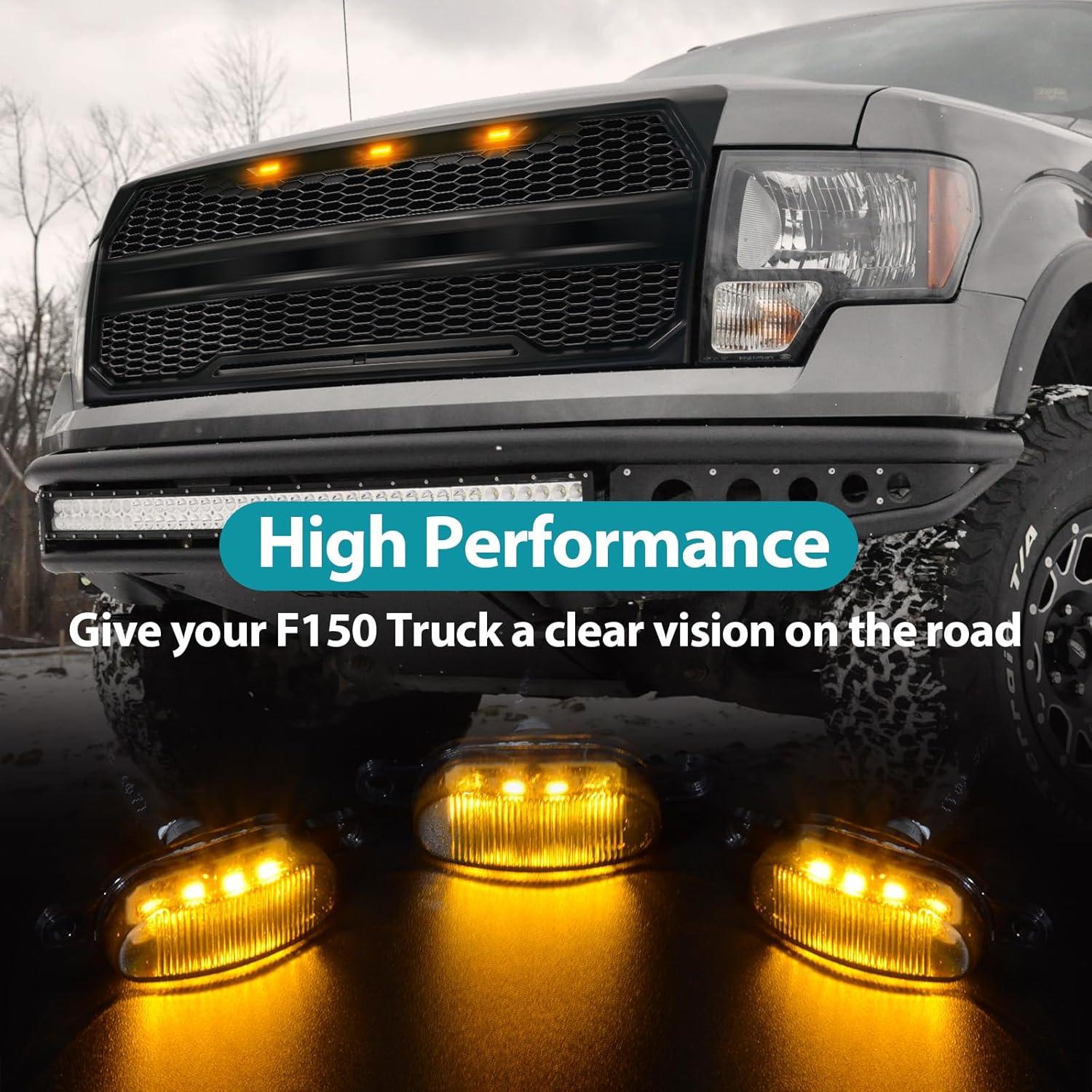 Luces de Parrilla Delantera LED Zrebrio Estilo Raptor 2004-2022