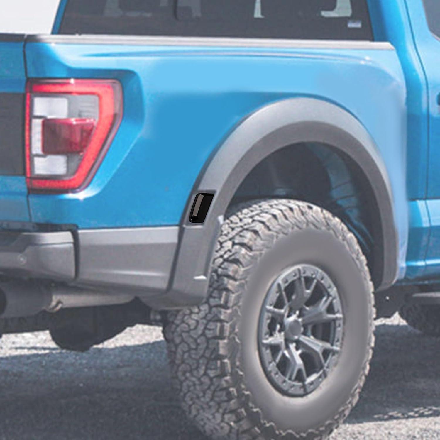 Cubiertas de lámpara de ceja de rueda SQQP para Ford F150 Raptor 2021-2025