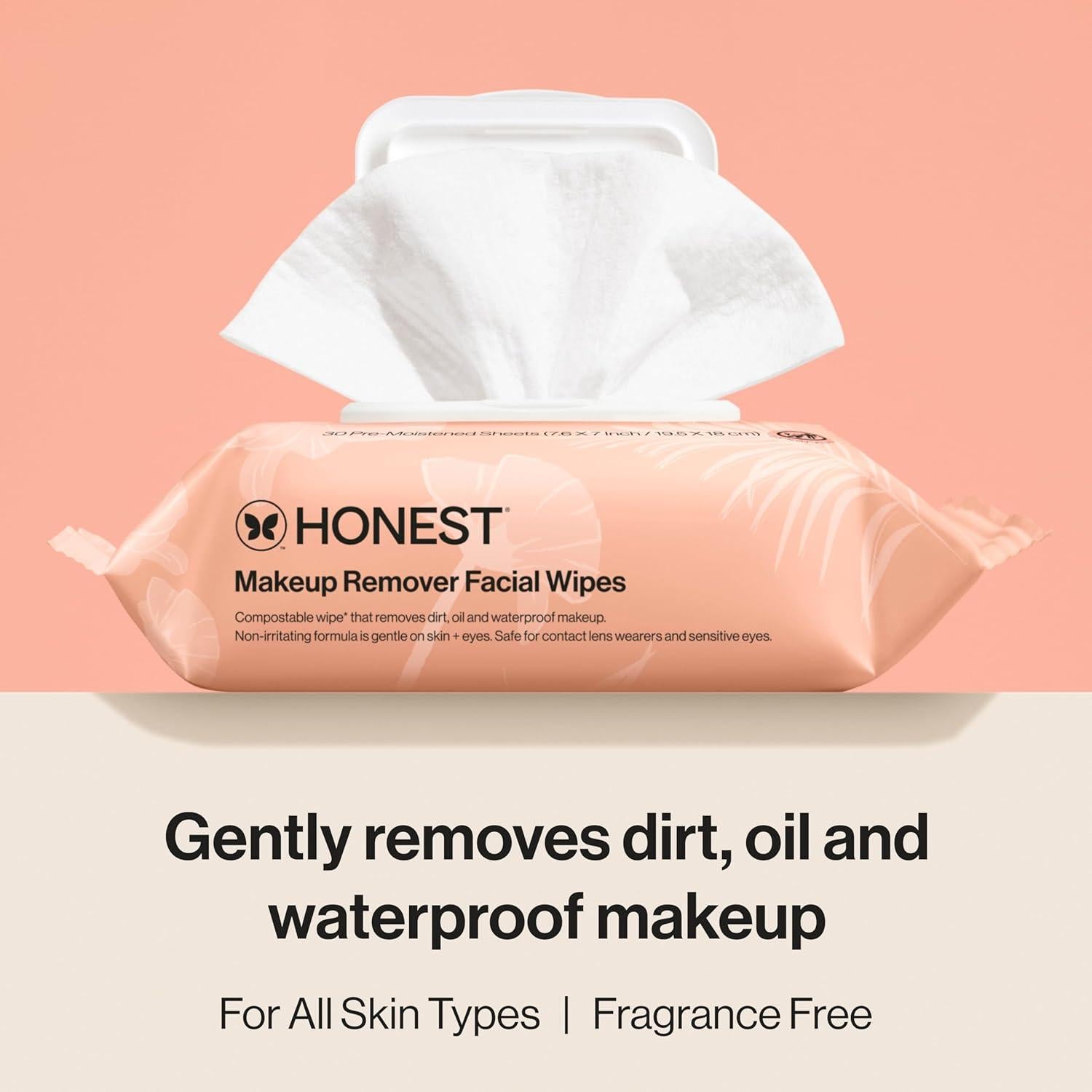 Toallitas Desmaquillantes Honest Beauty 90 Unidades Hipoalergénicas