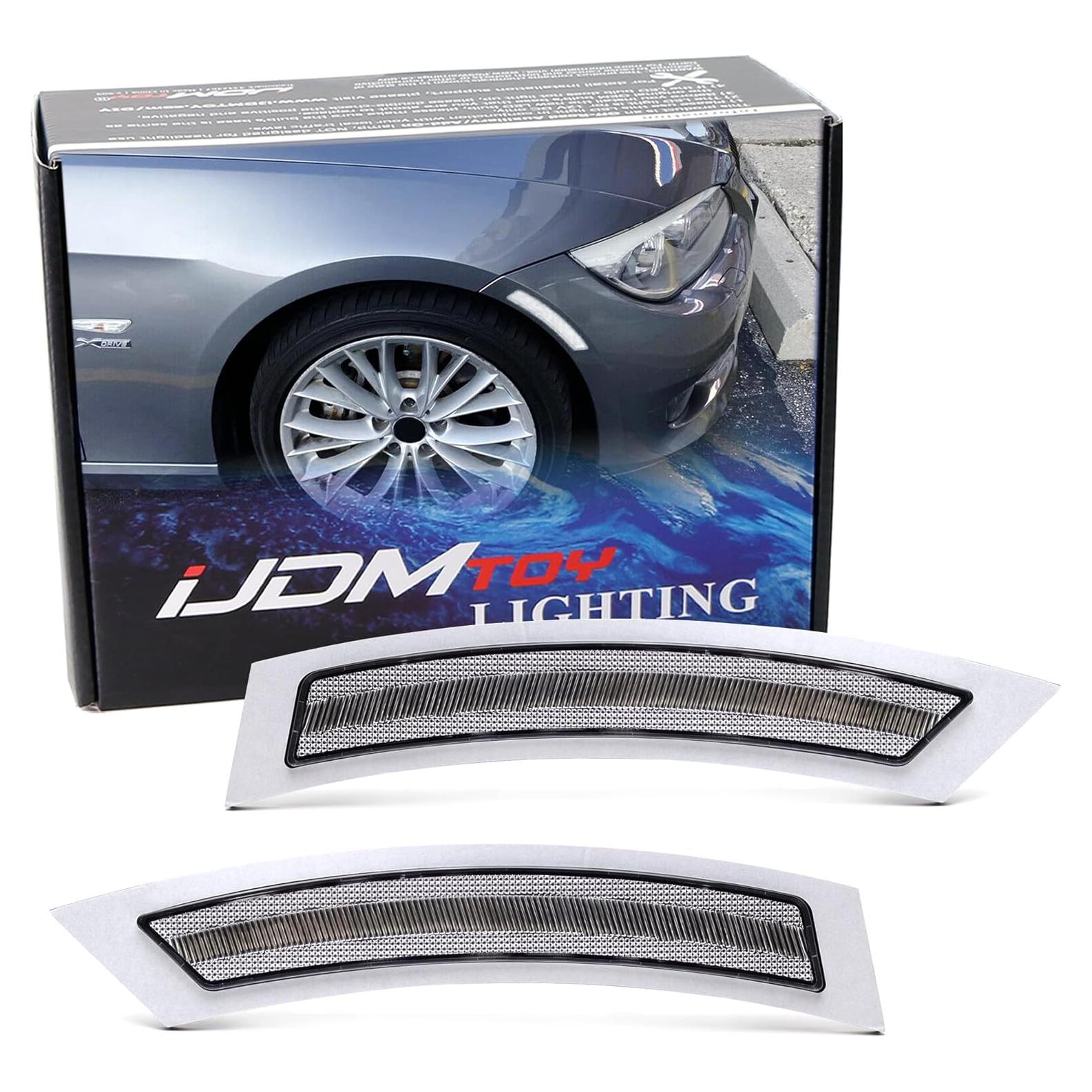 Marcadores Laterales Transparentes iJDMTOY para BMW E92/E93