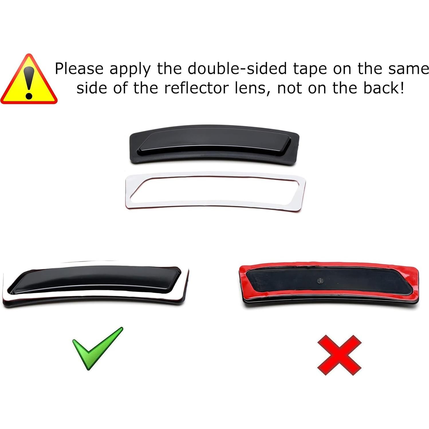 Marcadores Laterales Transparentes iJDMTOY para BMW E92/E93