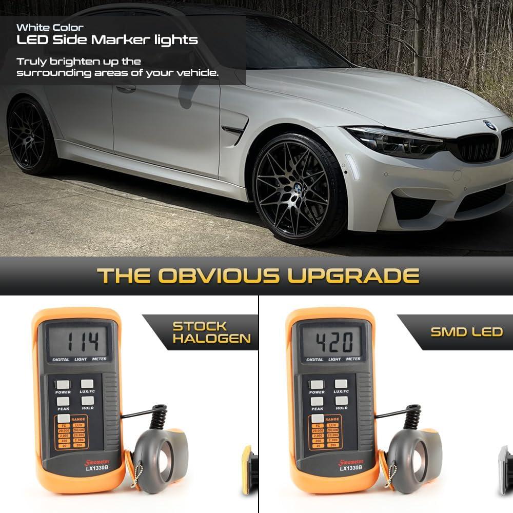 Luces de Marcador Lateral LED VIPMOTOZ para BMW M3 M4 2014-2019