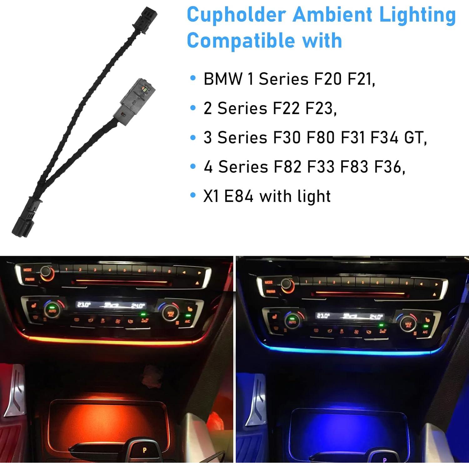 Luz Ambiental LED Jaronx para Consola Central BMW F20 F21 F30 F80