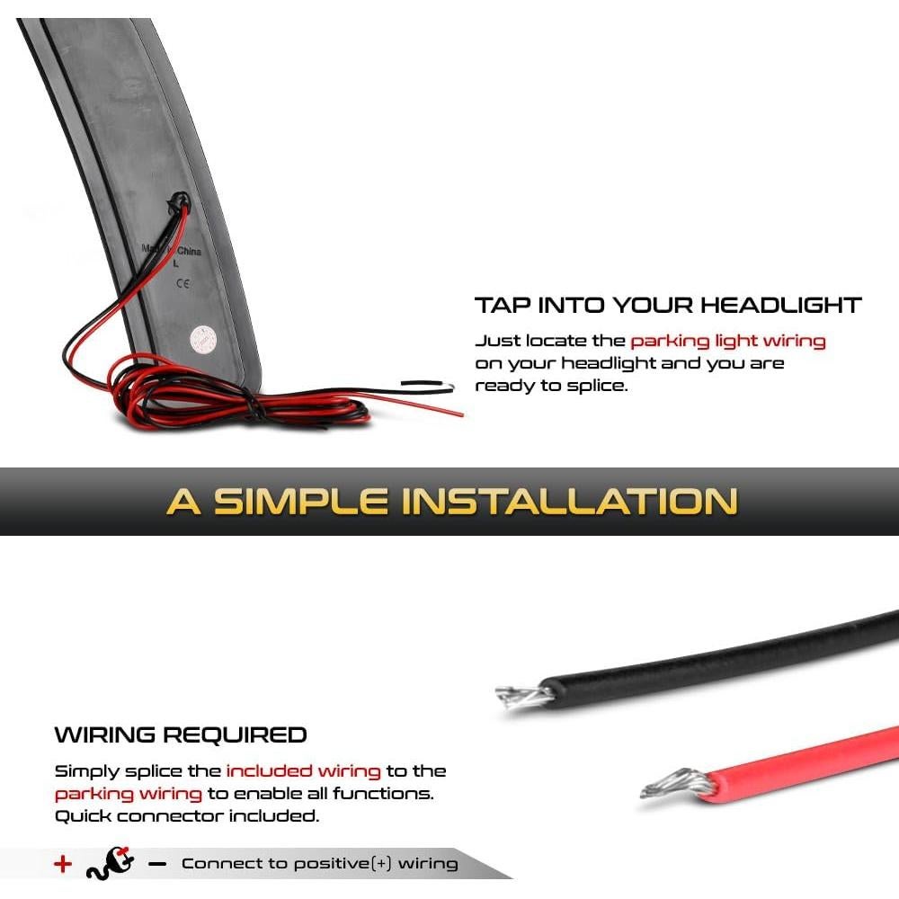 Luces de Marcador Lateral LED VIPMOTOZ para BMW M3 M4 2014-2019