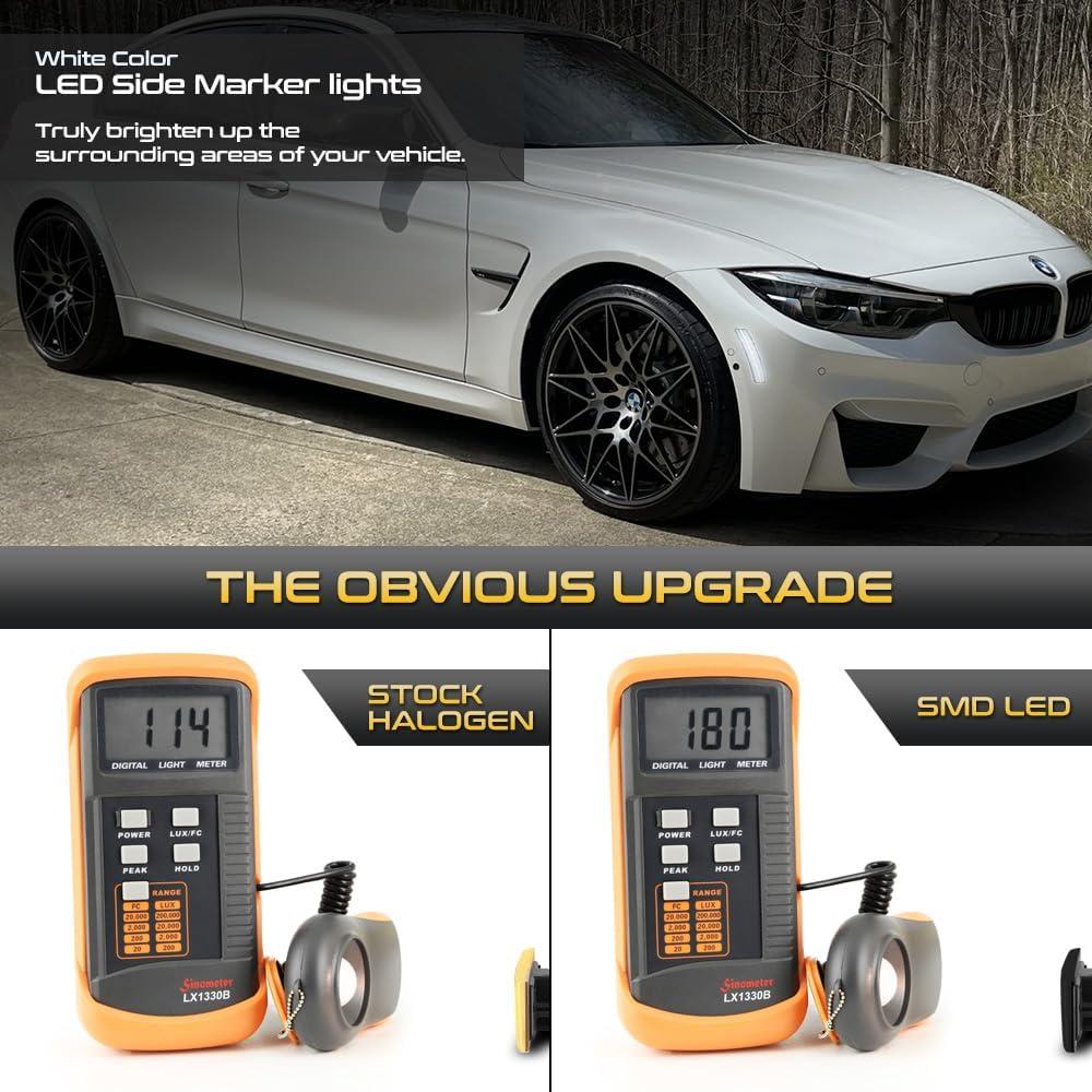 Luces de Marcador Lateral LED VIPMOTOZ para BMW M3 M4 2014-2019