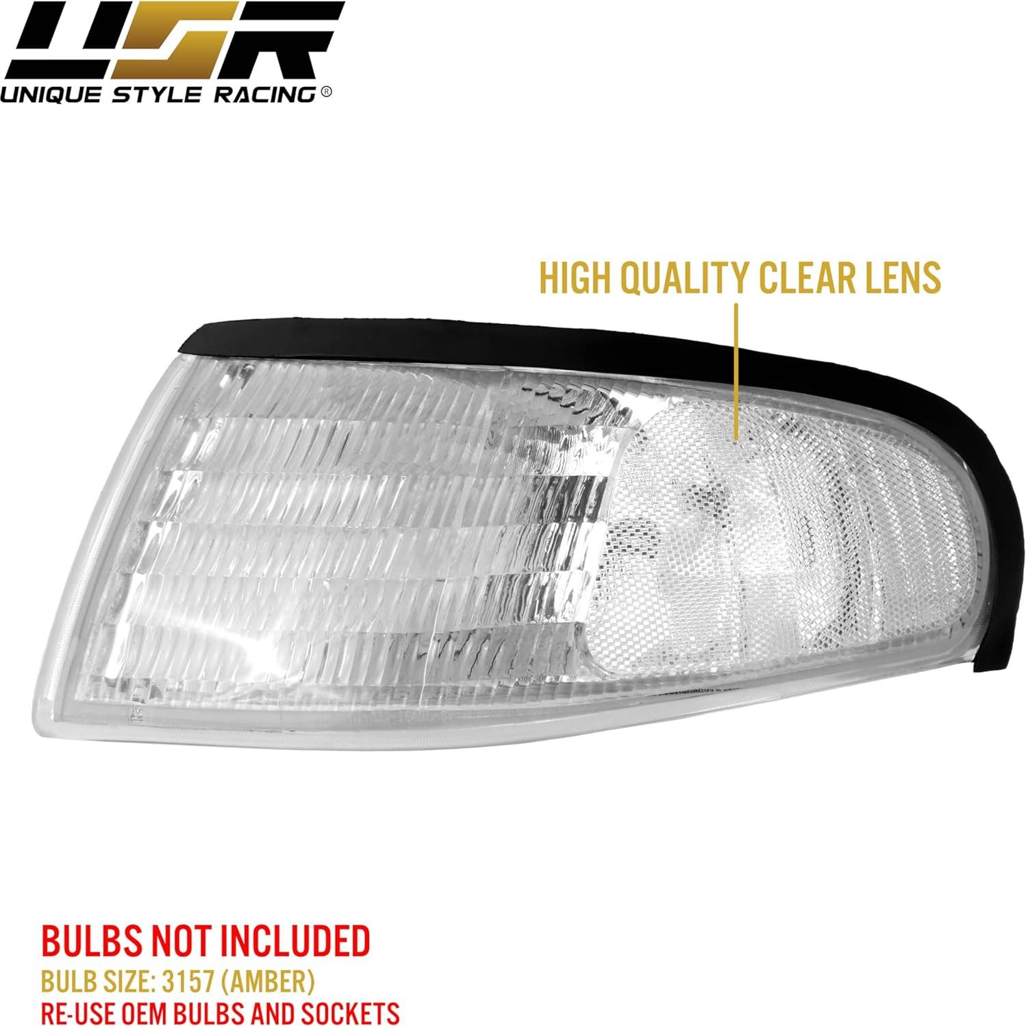 Luz de Esquina Clara USR para Ford Mustang 94-98 - Par