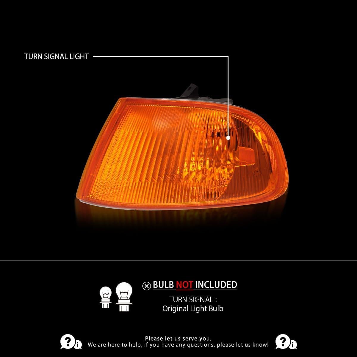 Luces de Esquina Autozensation Ámbar para Honda Civic 1992-1995