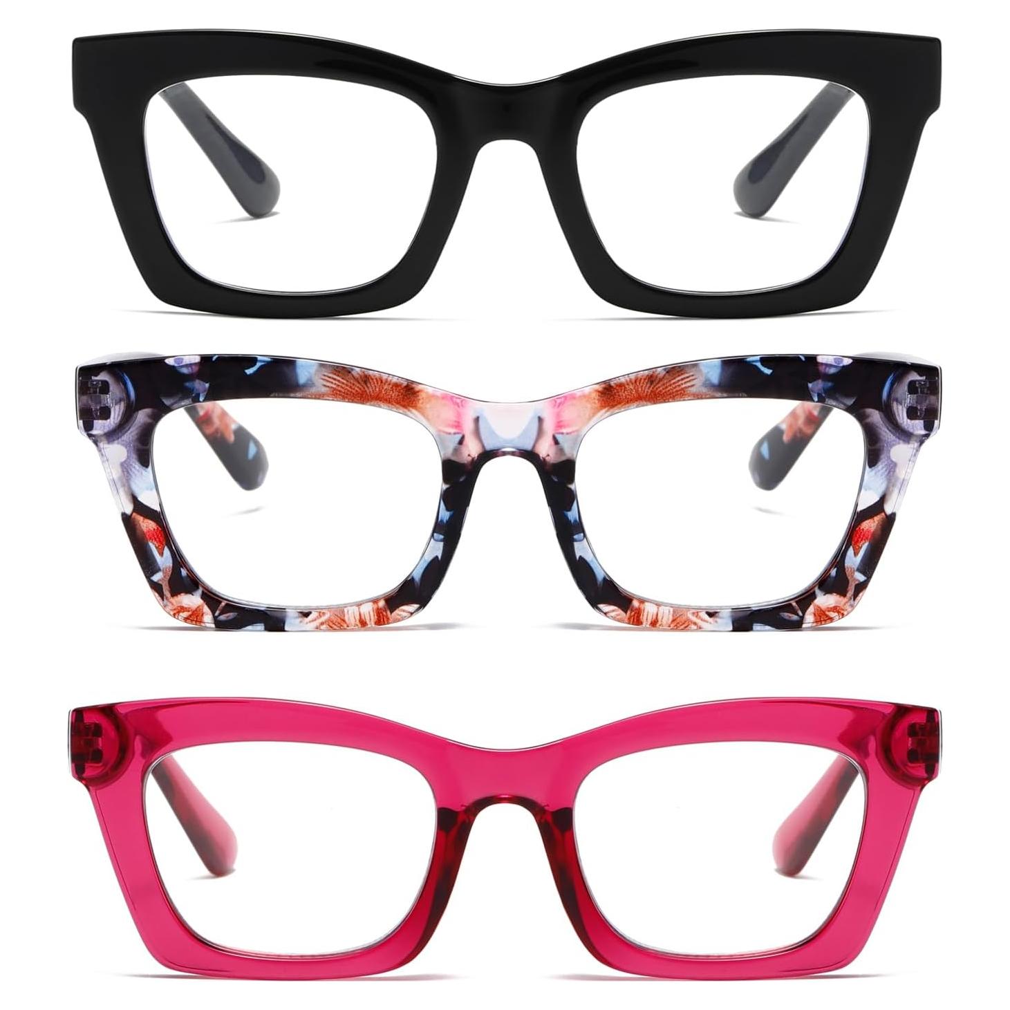 Gafas de Lectura Hubeye Estilo Oprah +2.5 Dioptrías Luz Azul