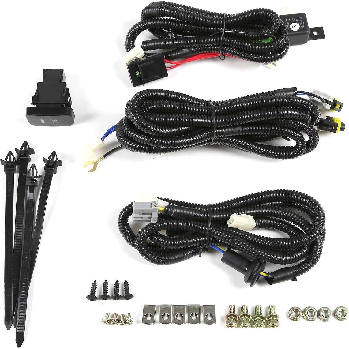 Paquete Parrilla Delantera Auto Dynasty con Luces Niebla Ámbar Honda Civic 2001-2003