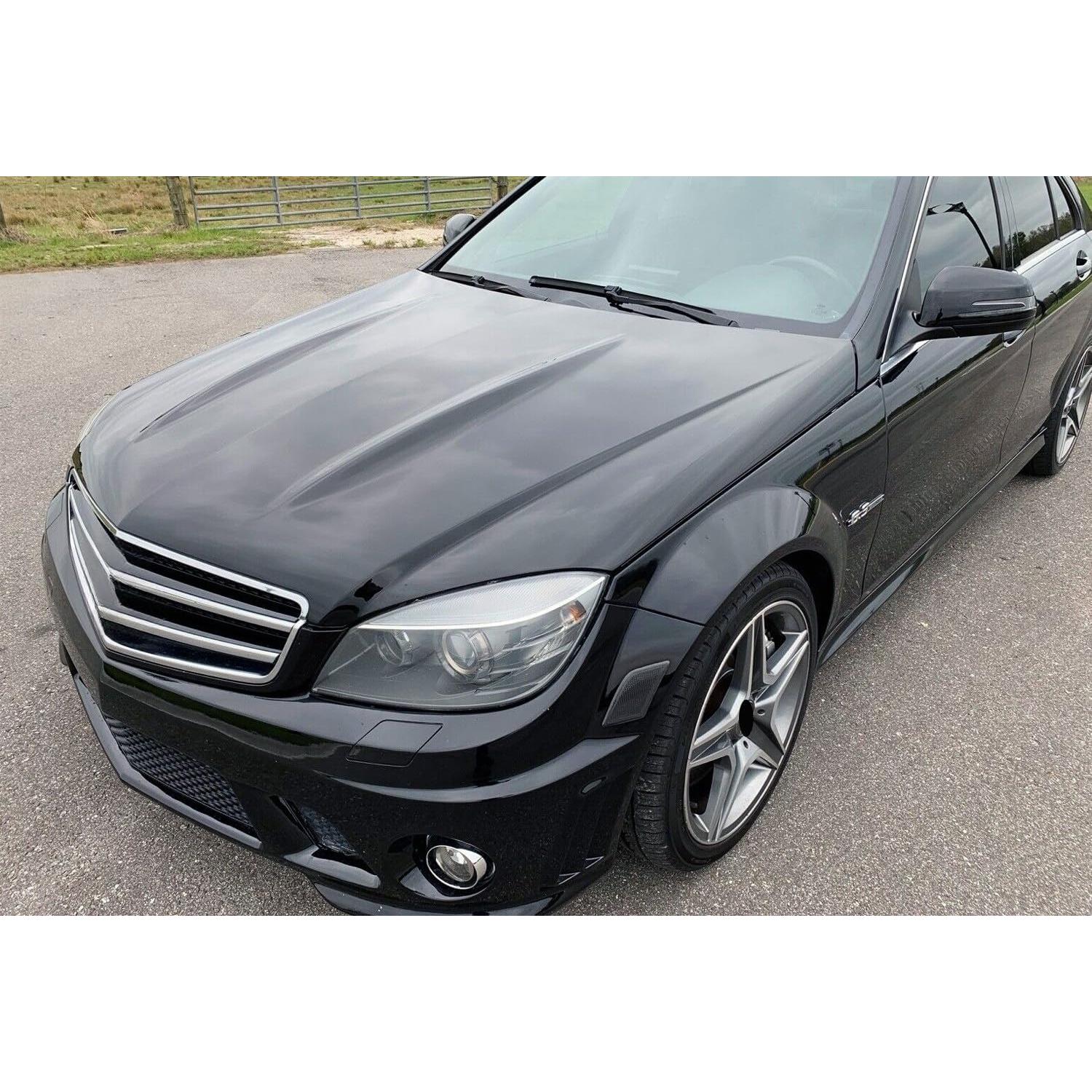 Carcasa Lámpara Marcadora Lateral iJDMTOY Humo para Mercedes W204