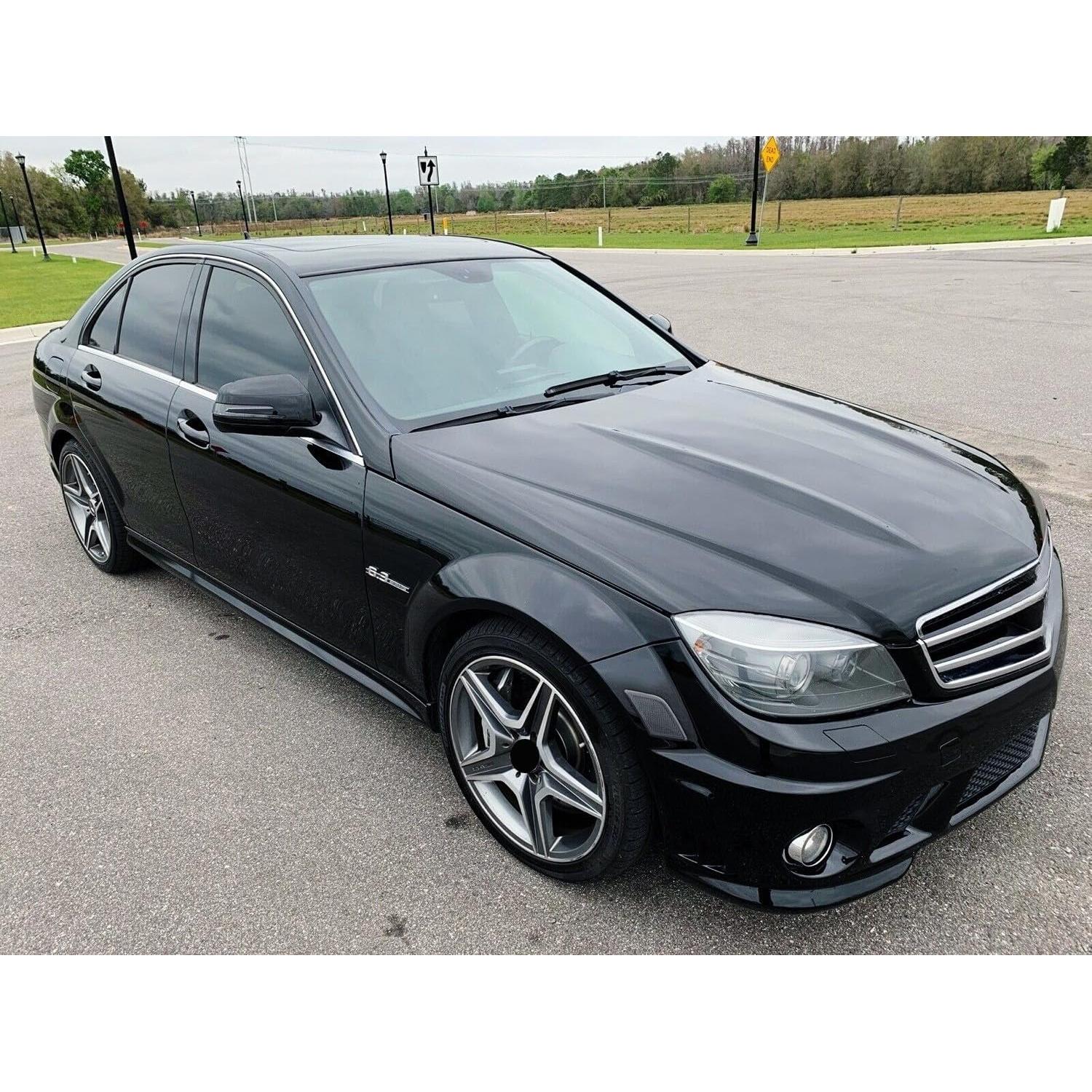 Carcasa Lámpara Marcadora Lateral iJDMTOY Humo para Mercedes W204