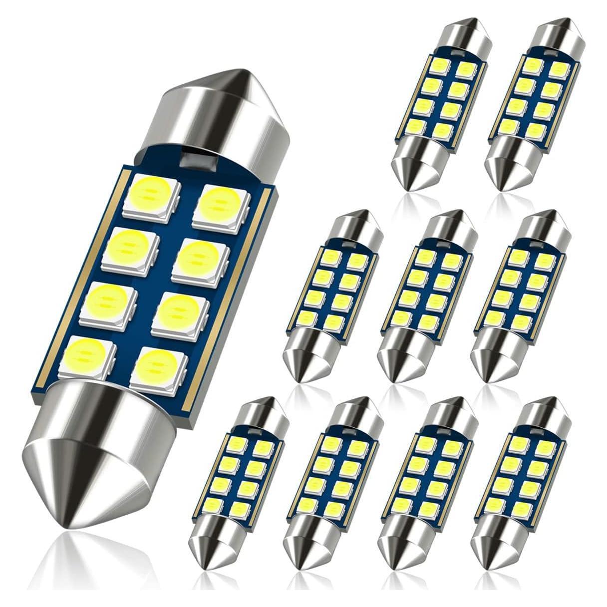 Bombillas LED DODOFUN 12V 36MM 6000K Luz Interior Coche