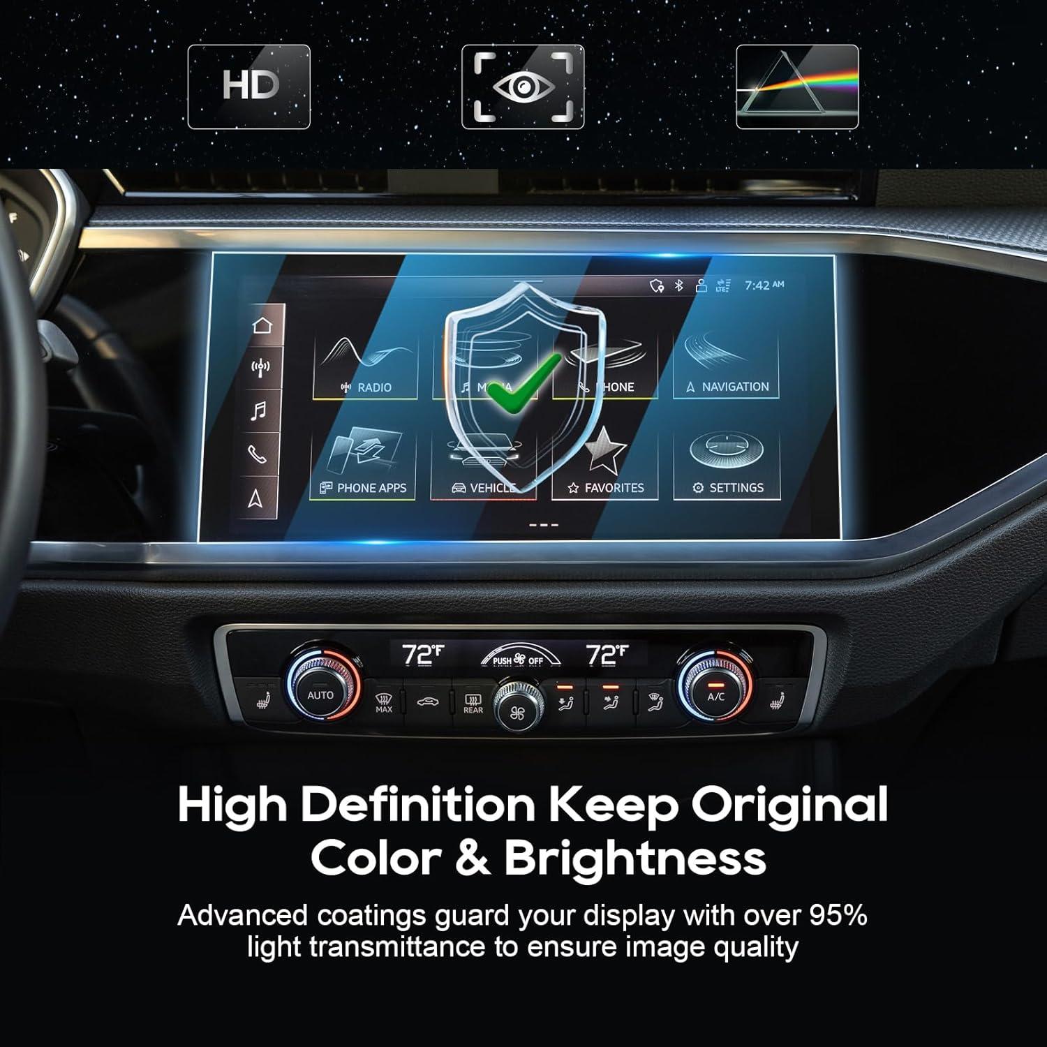 Protector de Pantalla Audi Q3 2019-2025 LiFan 10.1" 9H