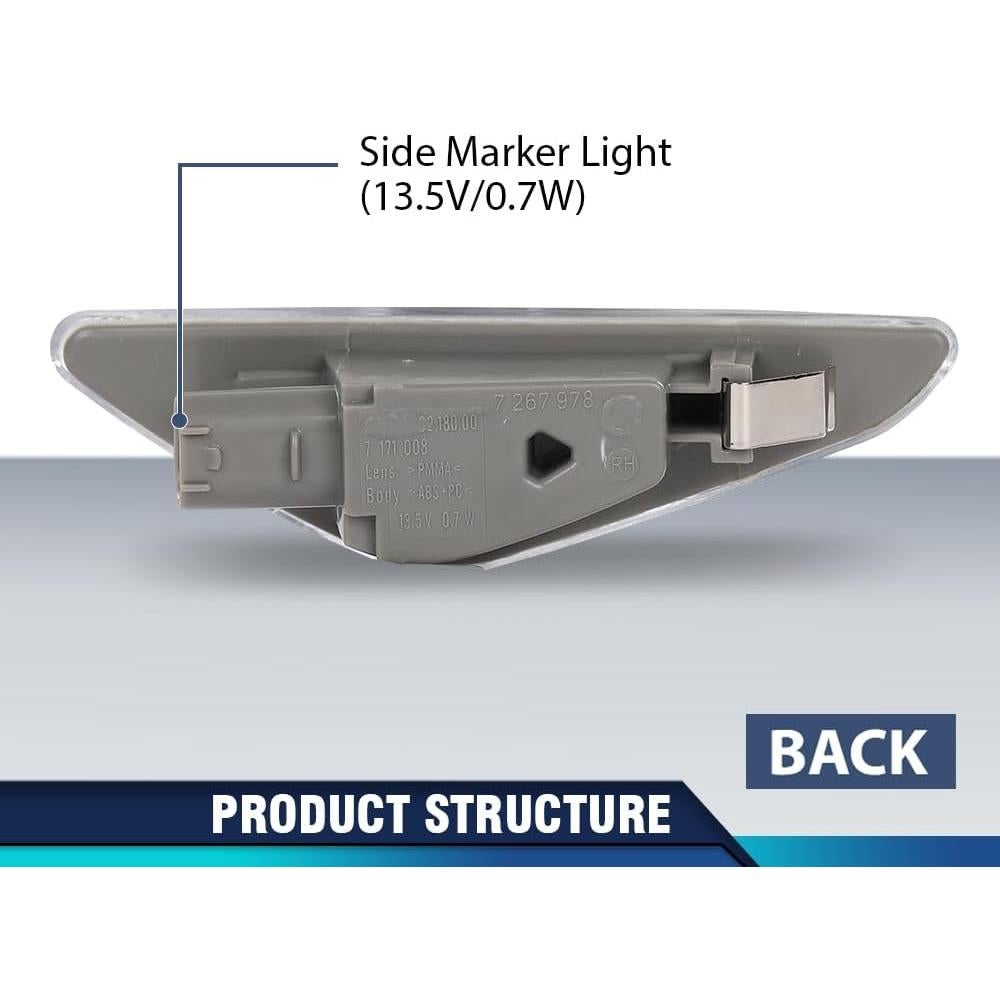 Luz de Marcador LED PIT66 para BMW X5/X3/X6 2007-2015
