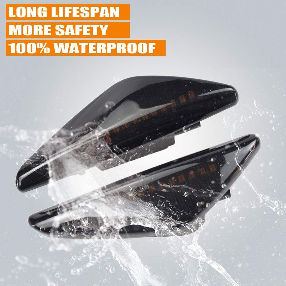 Luces de Marcador Lateral LED Hacreyatu para BMW X3 X5 X6