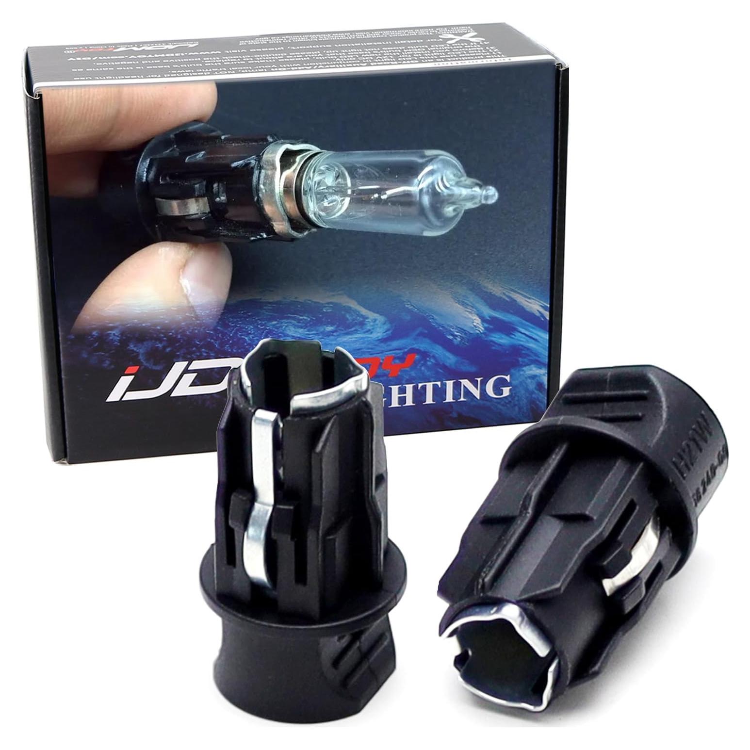 Adaptadores de Socket de Bombilla H21W BAY9S iJDMTOY para BMW