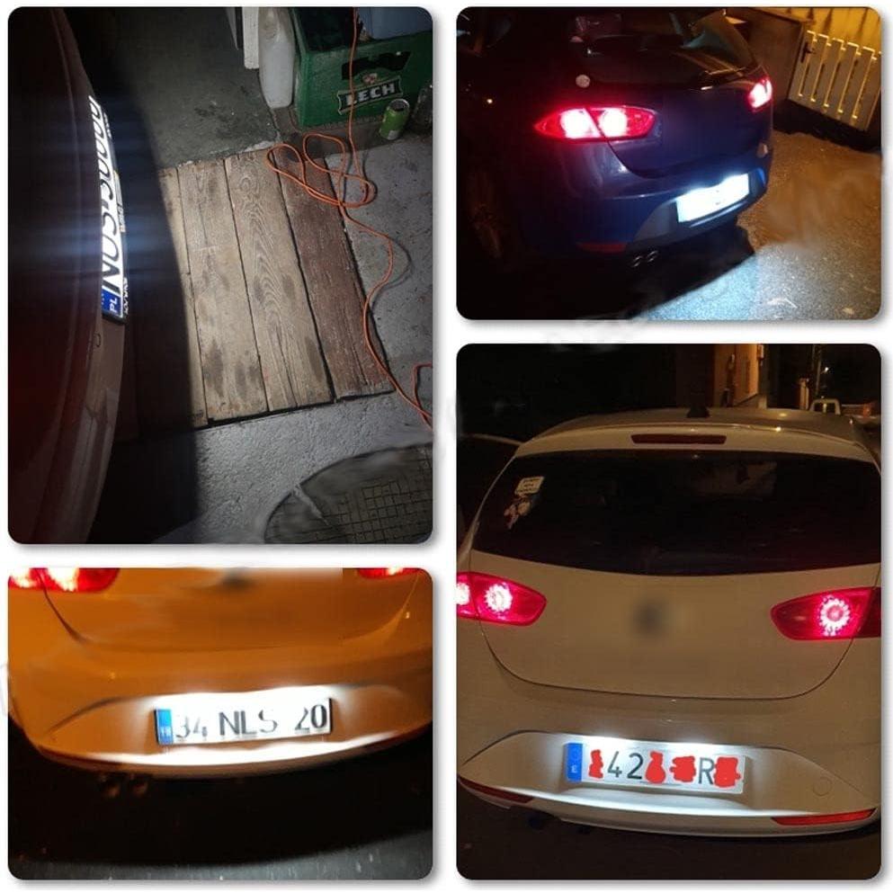 2 Luces de Placa de Licencia LED Mingrui para VW y Seat